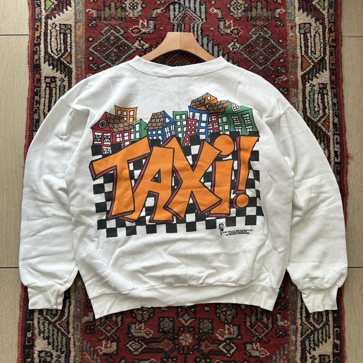 Vintage 1994 Betty Boop “Hey Girlfriend/Taxi!” AOP Crewneck Vintage Size US XL / EU 56 / 4 - 2 Thumbnail