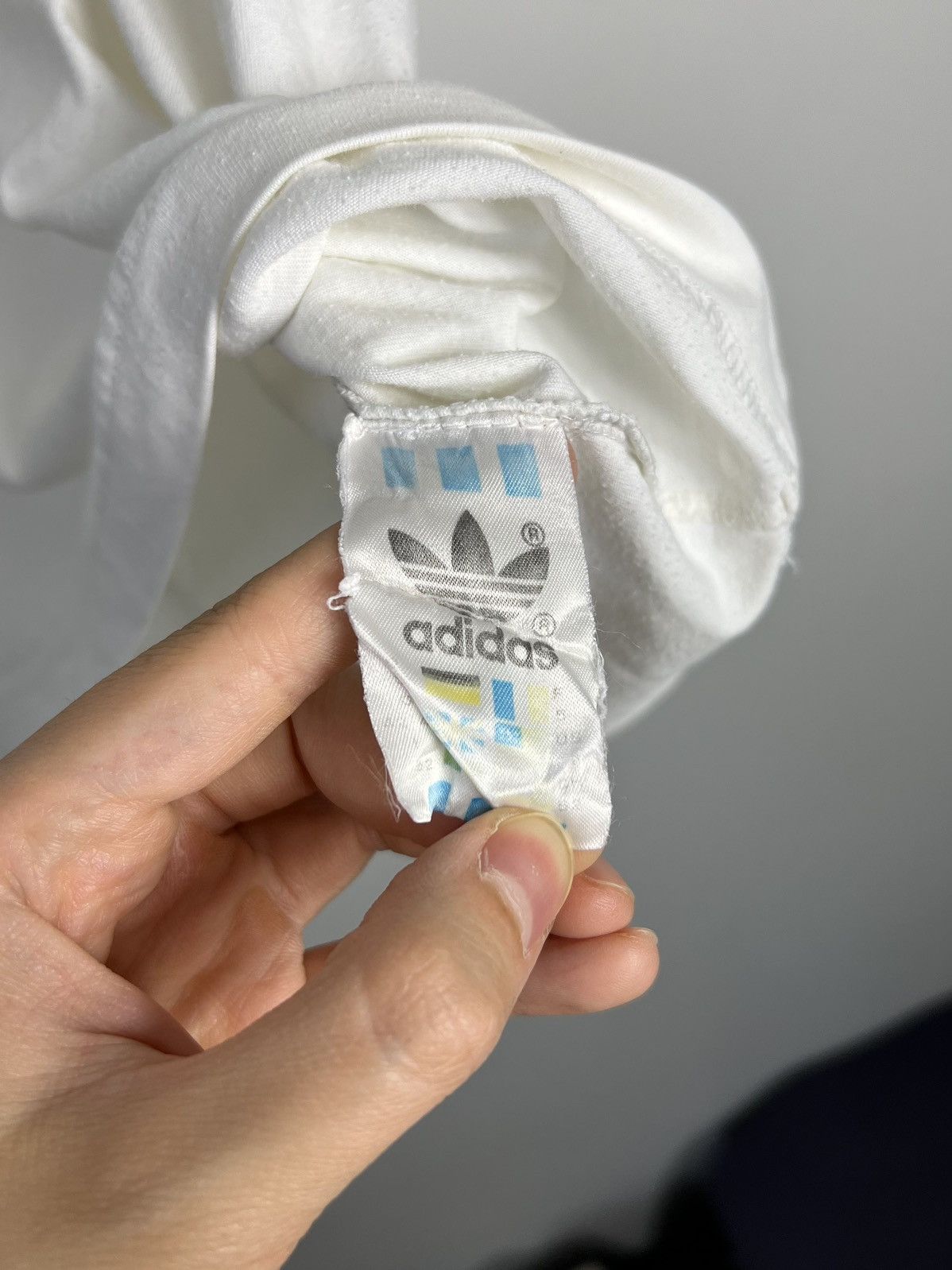 Adidas 80’s Tshirt Adidas The Essential Vintage 80’s Size US L / EU 52-54 / 3 - 5 Thumbnail