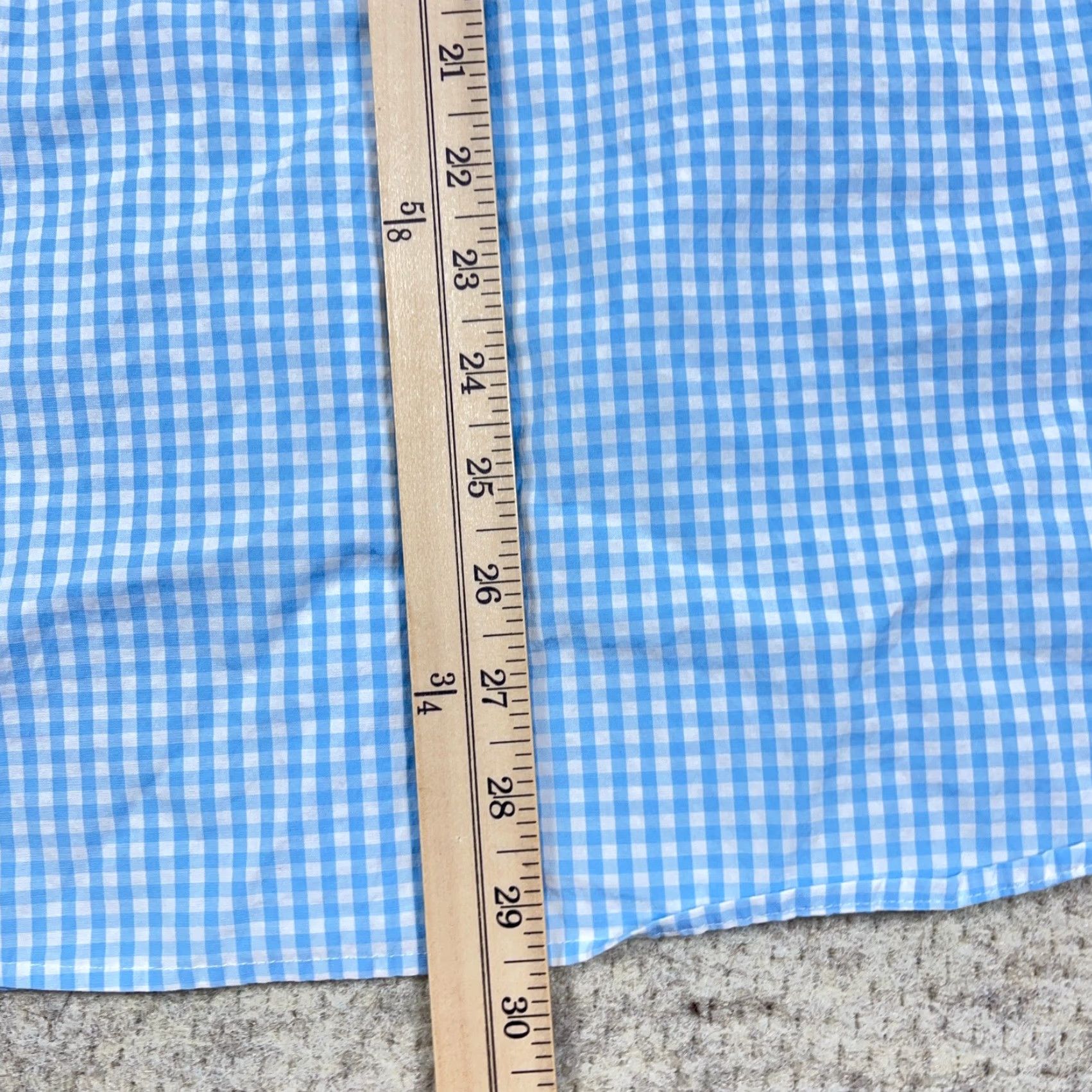 Vineyard Vines Vineyard Vines Shirt Men Large Blue Classic Fit Tucker Button Up Gingham Poplin Size US L / EU 52-54 / 3 - 7 Thumbnail