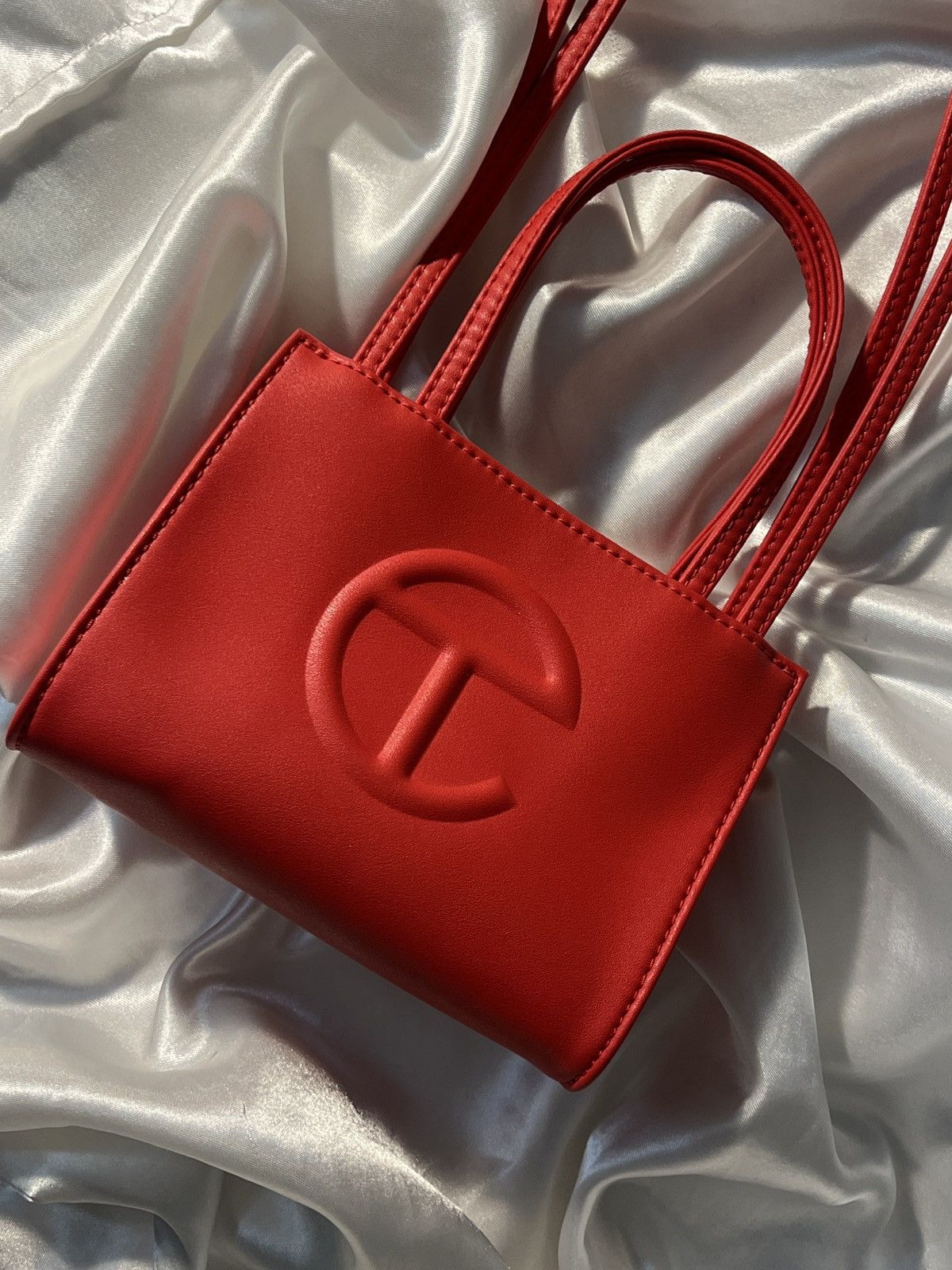 Telfar Small Telfar Shopping Bag Red Grailed