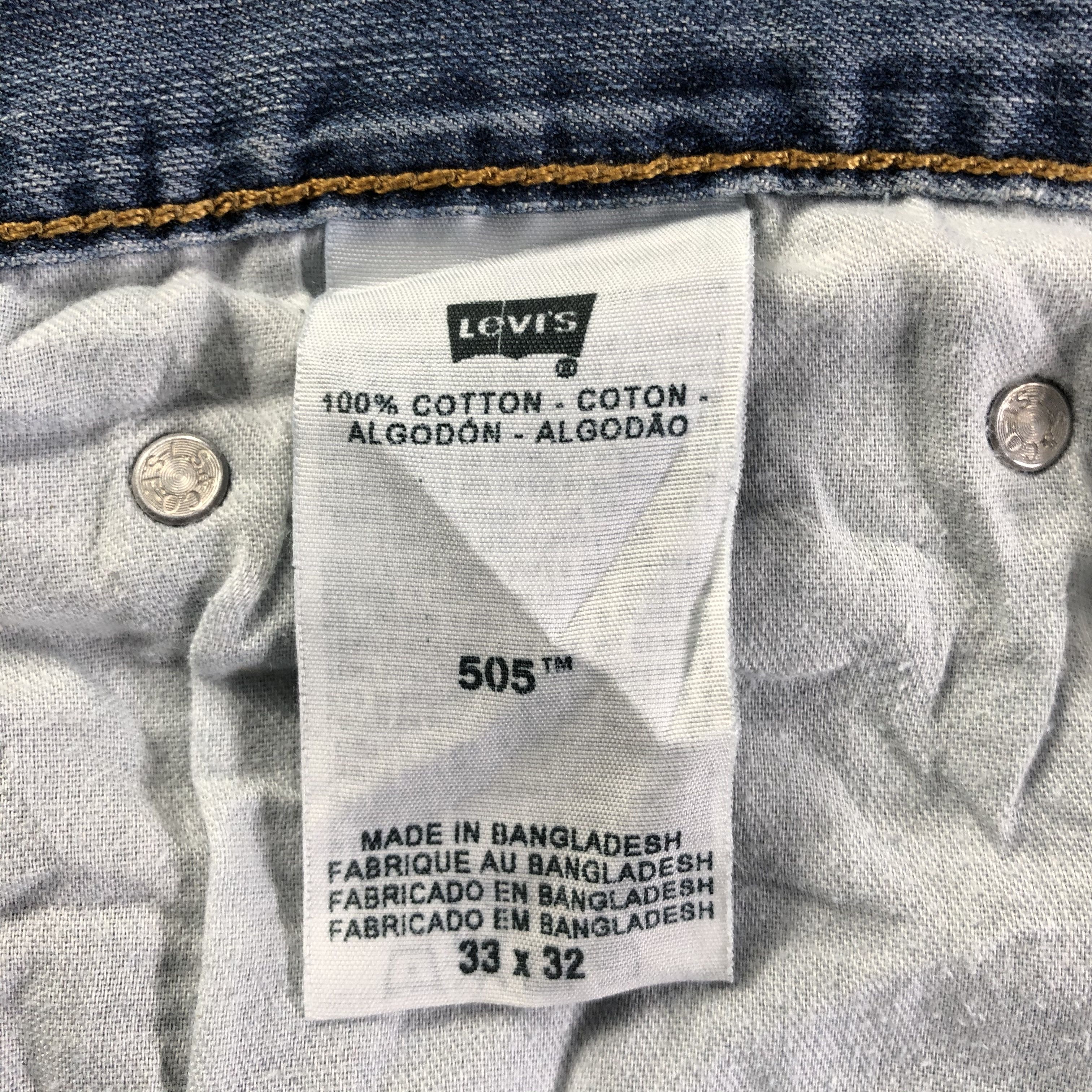 Levi's Vintage Levis 505 Jeans-J4346 Size US 34 / EU 50 - 10 Thumbnail