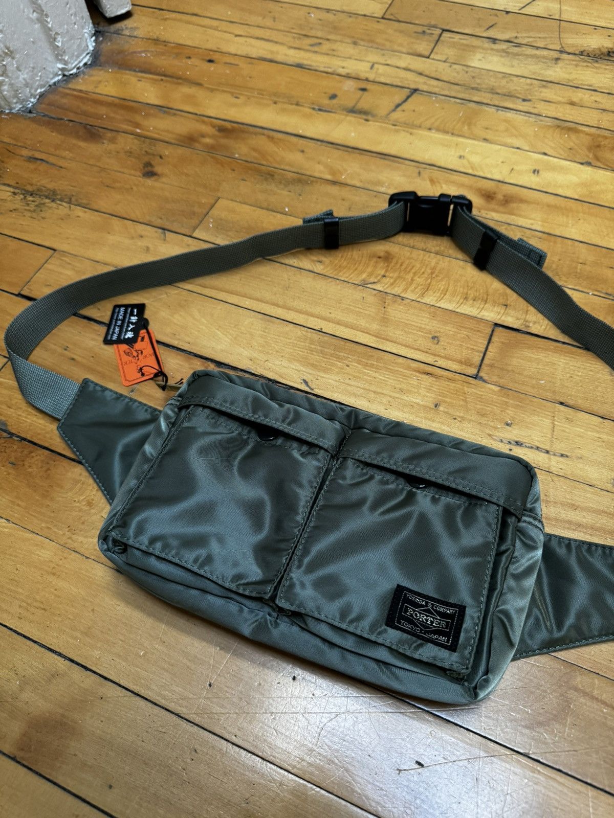 image of Porter Tanker Waist Bag Green, Men's