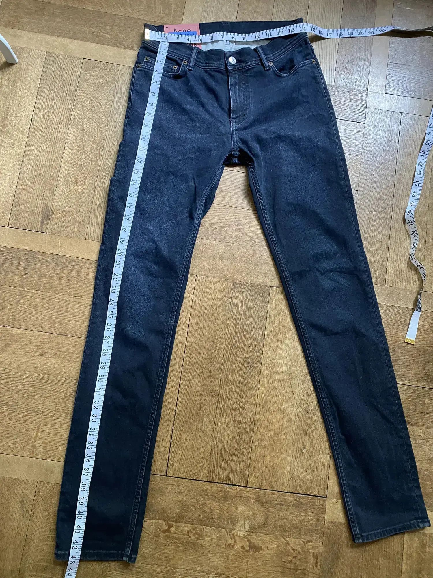 Acne Studios Acne Studios blå konst North Blue Black PAW18 jeans sz 29 32 Size US 28 / EU 44 - 6 Thumbnail