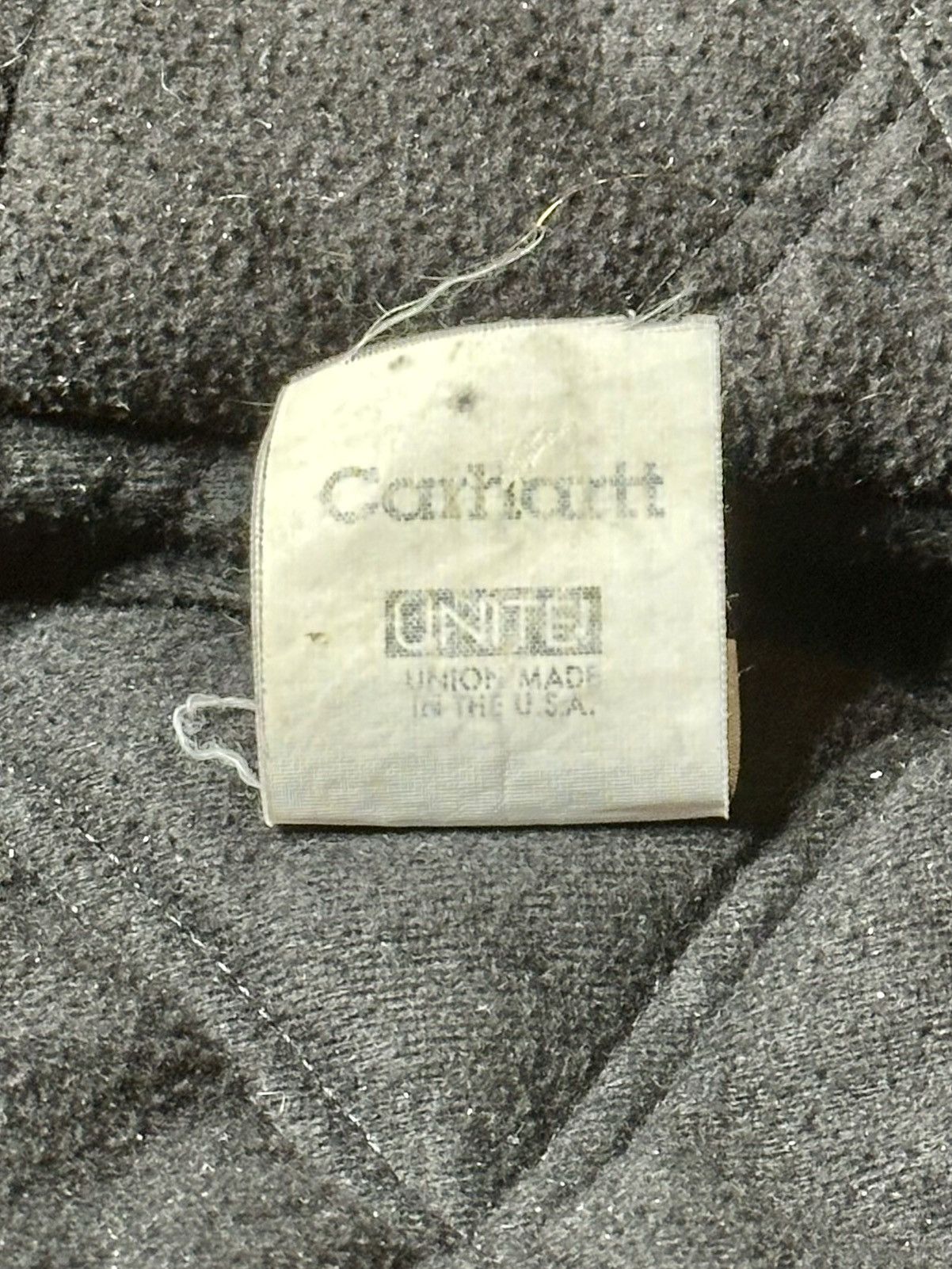 Carhartt × Vintage Vintage Made In USA Carhartt Thrashed Distressed Jacket Size US XXL / EU 58 / 5 - 5 Thumbnail