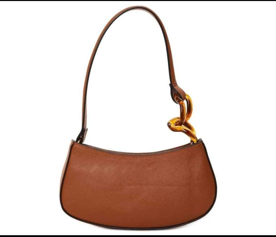 Other No Boundaries Women's Top Zip Shoulder Bag, Cognac Size ONE SIZE - 4 Thumbnail