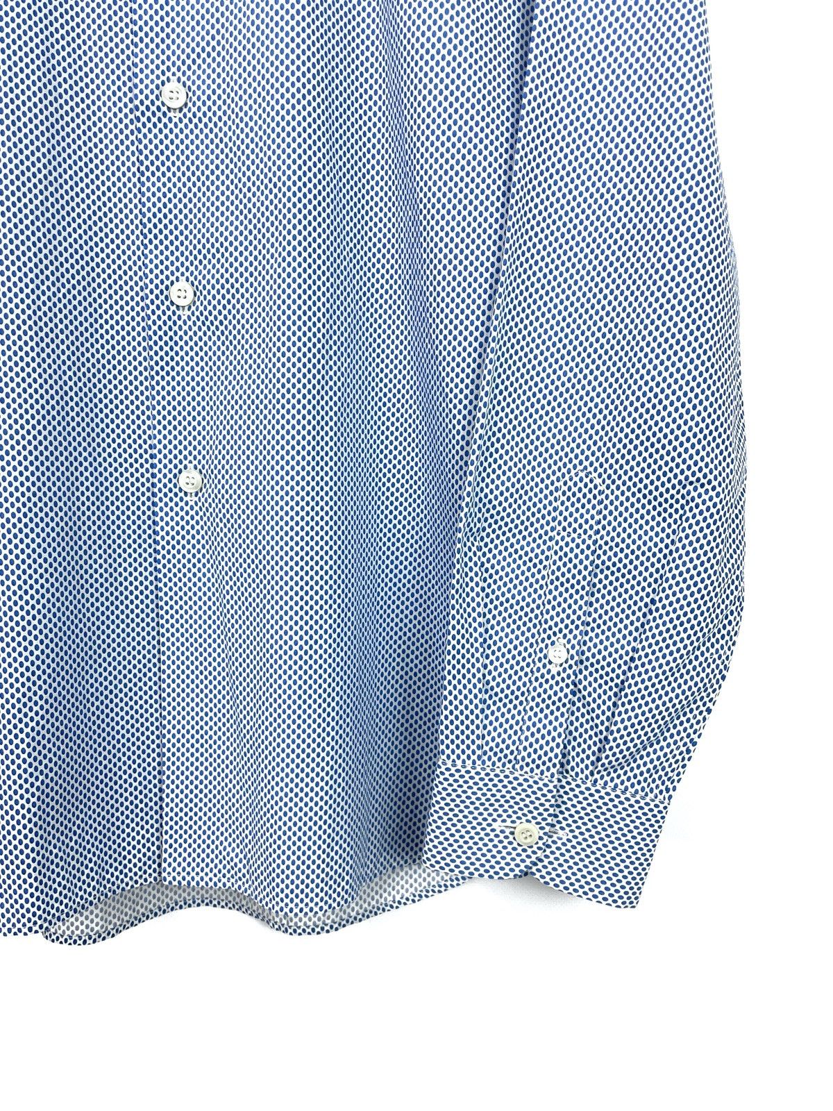 Prada PRADA Milano Micro Dot Cotton Shirt - Size L/XL Size US XL / EU 56 / 4 - 7 Thumbnail