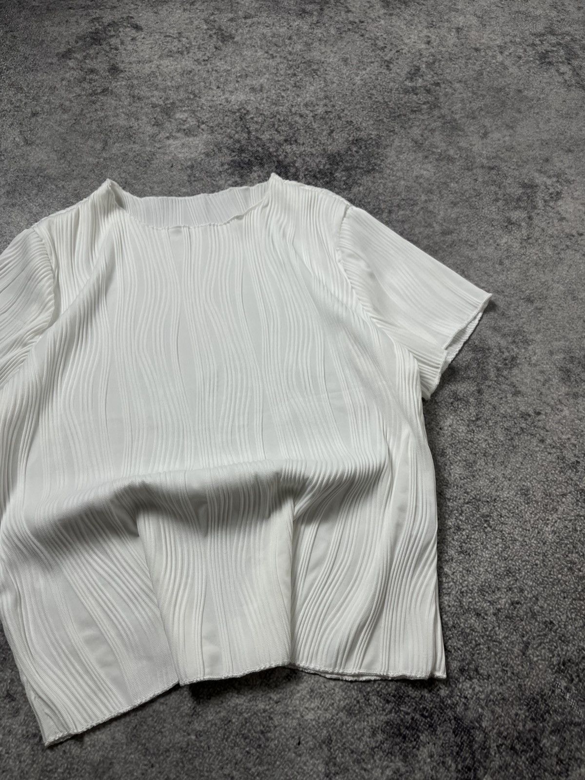 Pleats Please Issey Miyake 🔥90's Issey Miyake Pleats Please Vibe Japan Boxy Tee Size US S / EU 44-46 / 1 - 5 Thumbnail