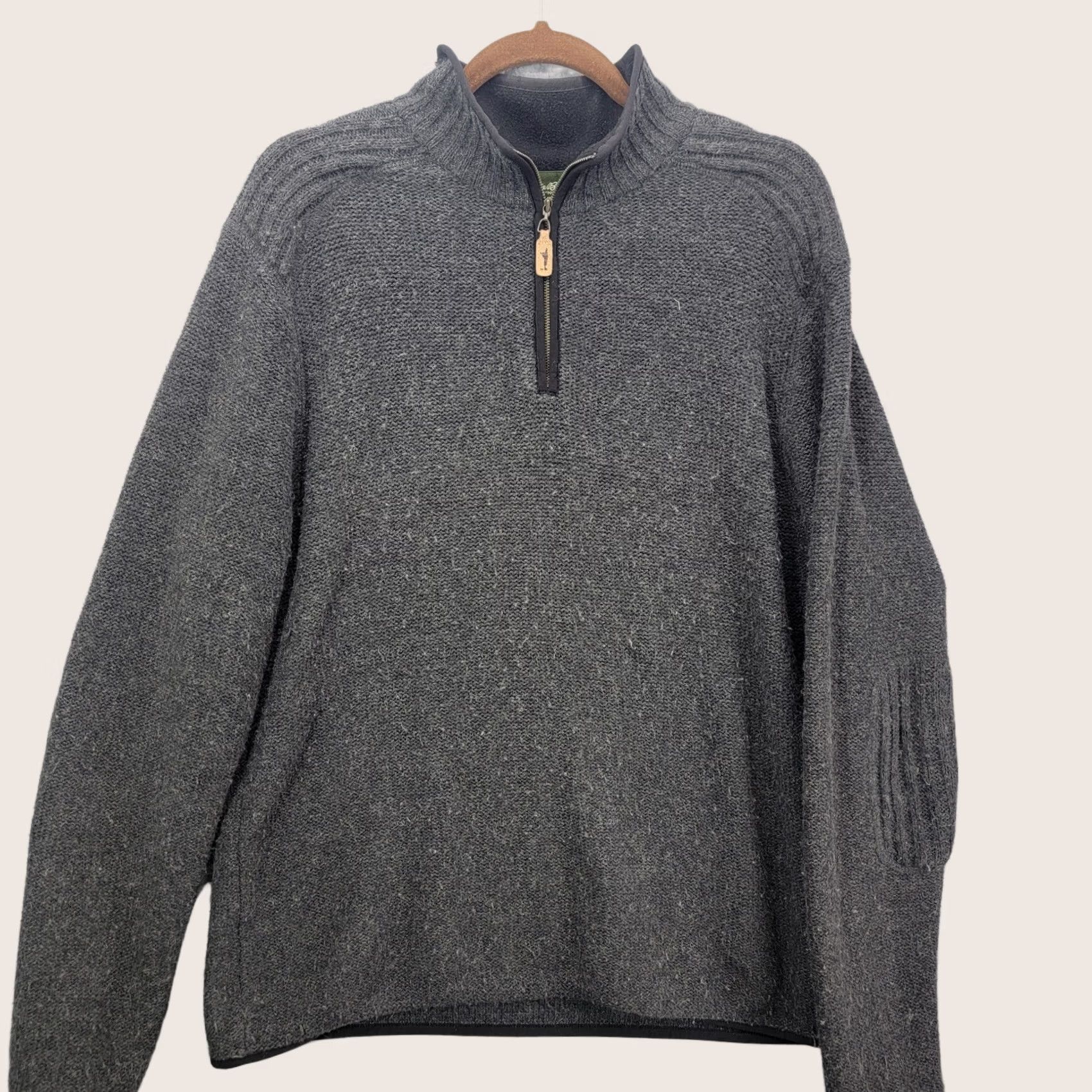 Eddie Bauer Vintage Eddie Bauer Sweater Shirt Mens M Gray 1/4 Zip Long Sleeve 90s Pullover Japan Size US M / EU 48-50 / 2 - 1 Thumbnail