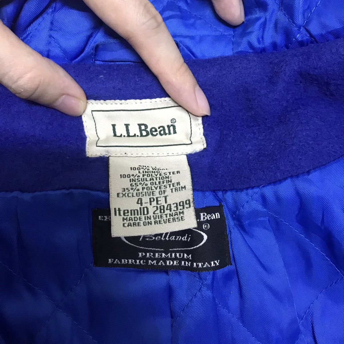 L.L. Bean × Vintage Vintage L.L Bean Duffle Wool Coat Jacket Size US S / EU 44-46 / 1 - 12 Thumbnail