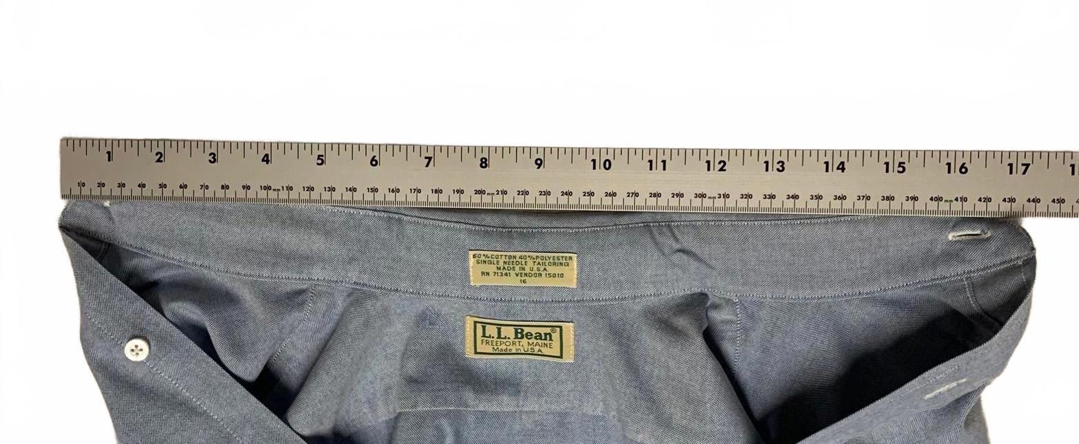 L.L. Bean L.L. Bean Light Blue Short Sleeve Button-Up Shirt L Size US L / EU 52-54 / 3 - 8 Thumbnail