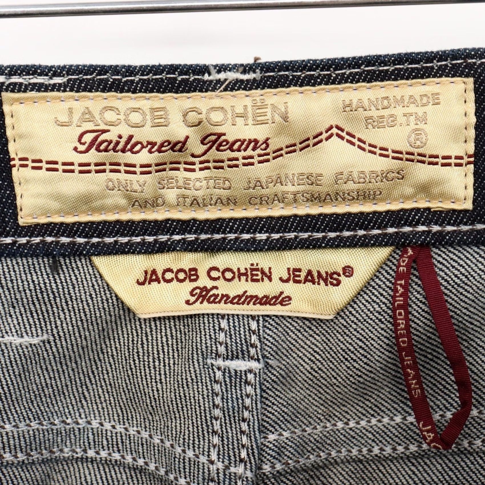 Jacob Cohen Jacob Cohen Tailored Jeans Size 27 Dark Wash Blue Denim Ladies Slim Low Rise Straight 26in Inseam Button Logo Pockets Luxury Rare Find Size 27" / US 4 / IT 40 - 6 Thumbnail