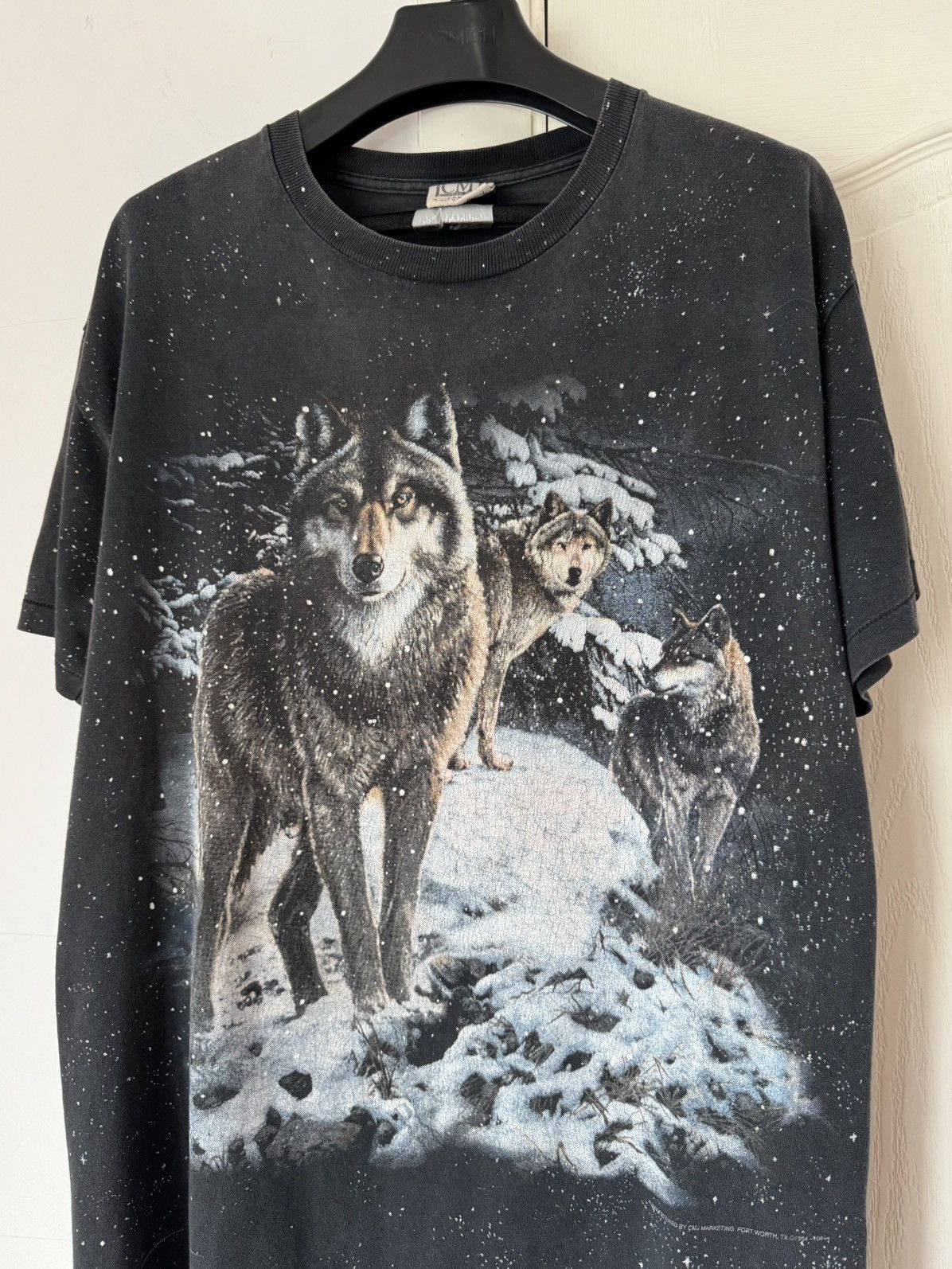 Band Tees Vintage 90s Wolves 🐺 Graphic T Shirt Size US L / EU 52-54 / 3 - 3 Thumbnail