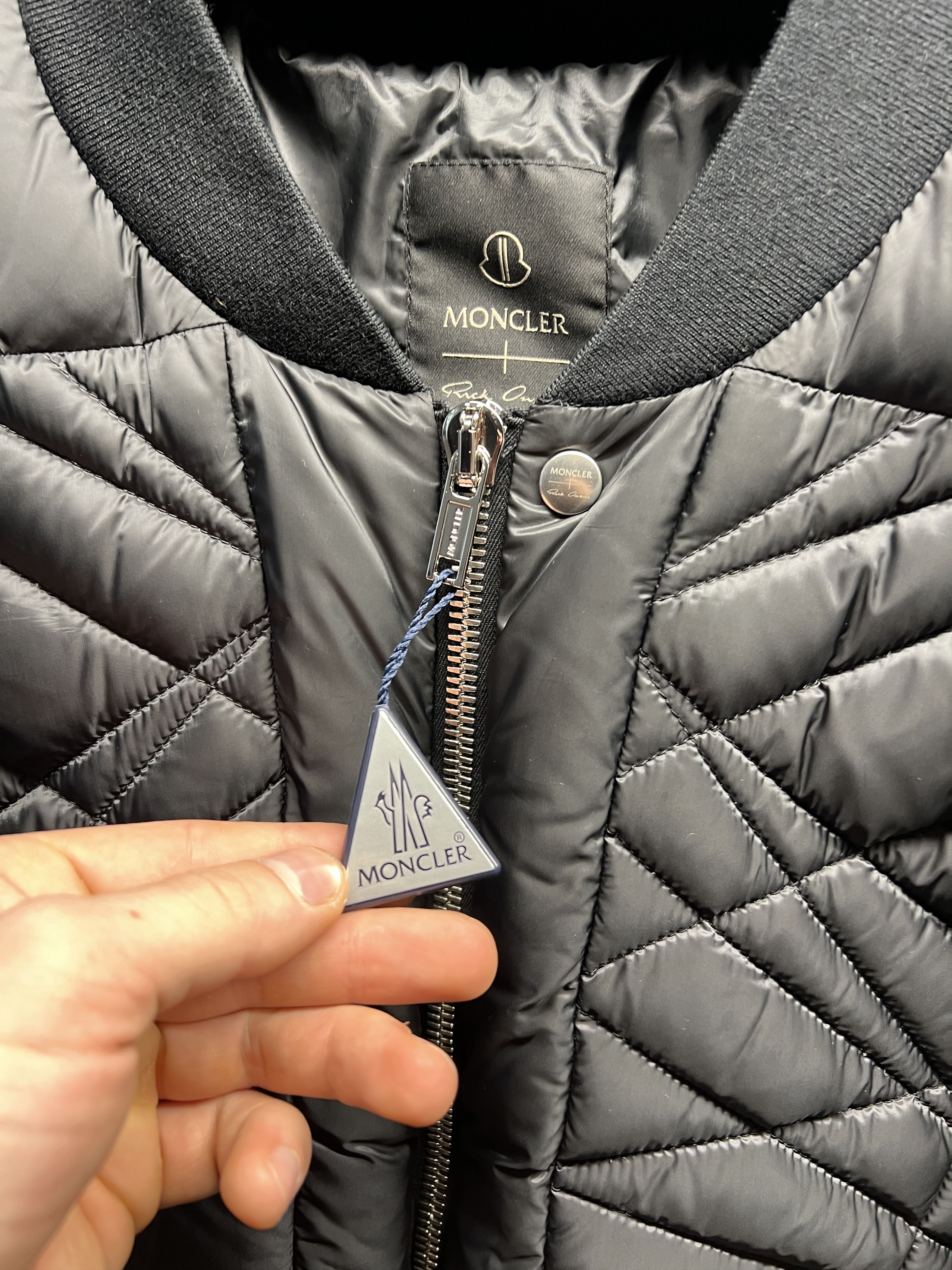Moncler × Rick Owens RICK OWENS MEGAPENTA FLIGHT JACKET Size US L / EU 52-54 / 3 - 10 Thumbnail
