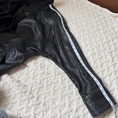 Other VTG Leather Blazer Petite Raglan Jacket Oversized Padded Sho Size US M / EU 48-50 / 2 - 11 Thumbnail