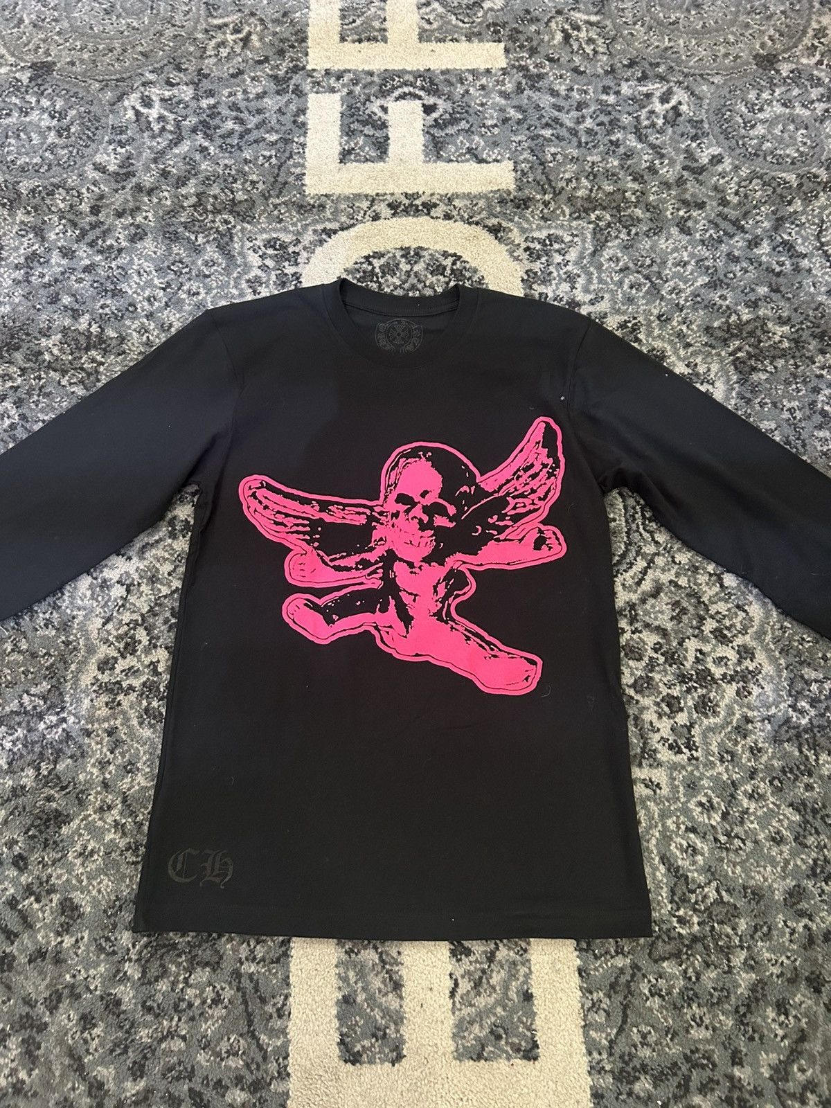 Chrome Hearts Chrome Hearts Pink Foti Long Sleeve T Shirt Size US S / EU 44-46 / 1 - 1 Thumbnail