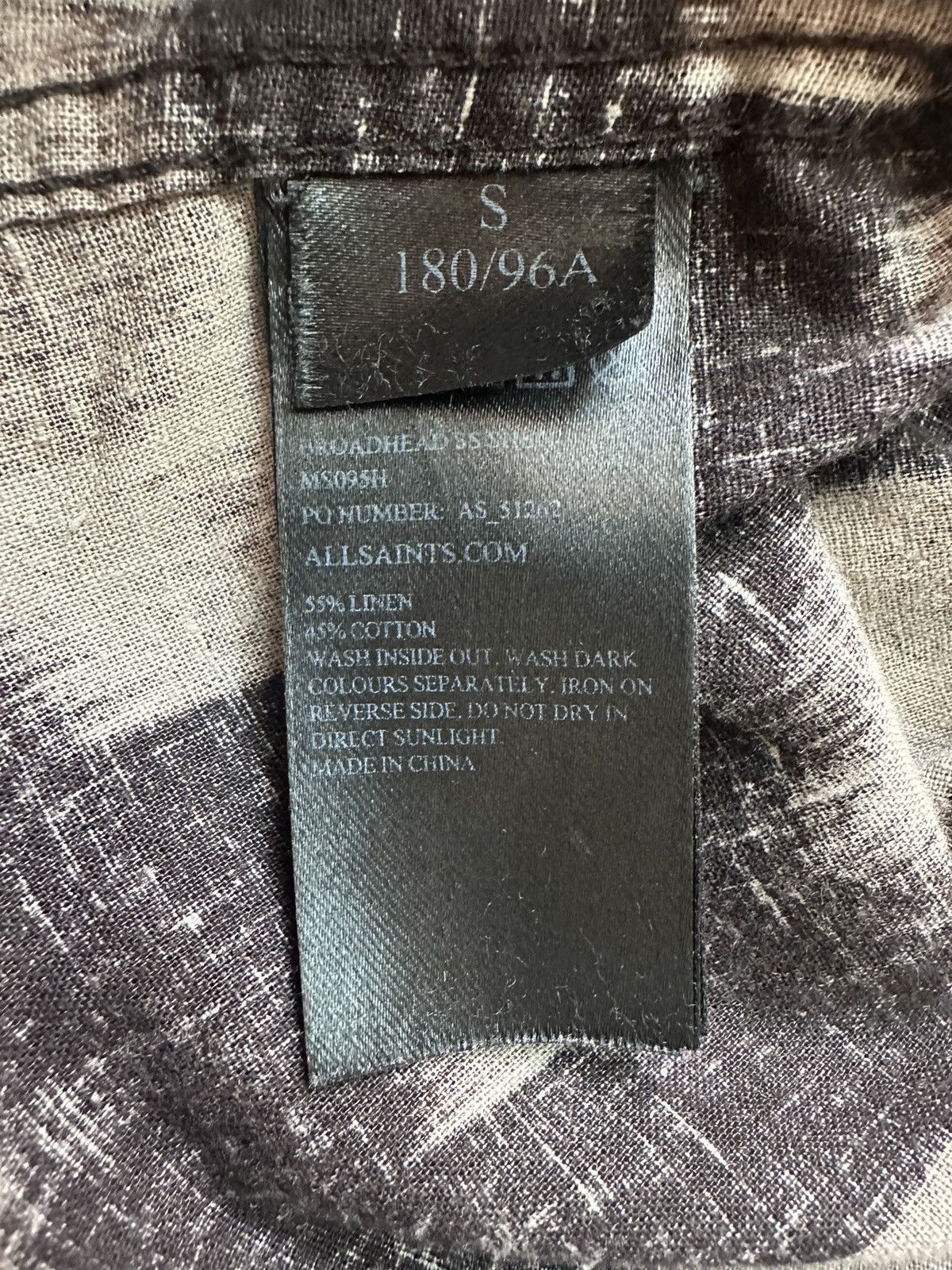 Allsaints Crazy linen shirt AllSaints Size US S / EU 44-46 / 1 - 7 Thumbnail