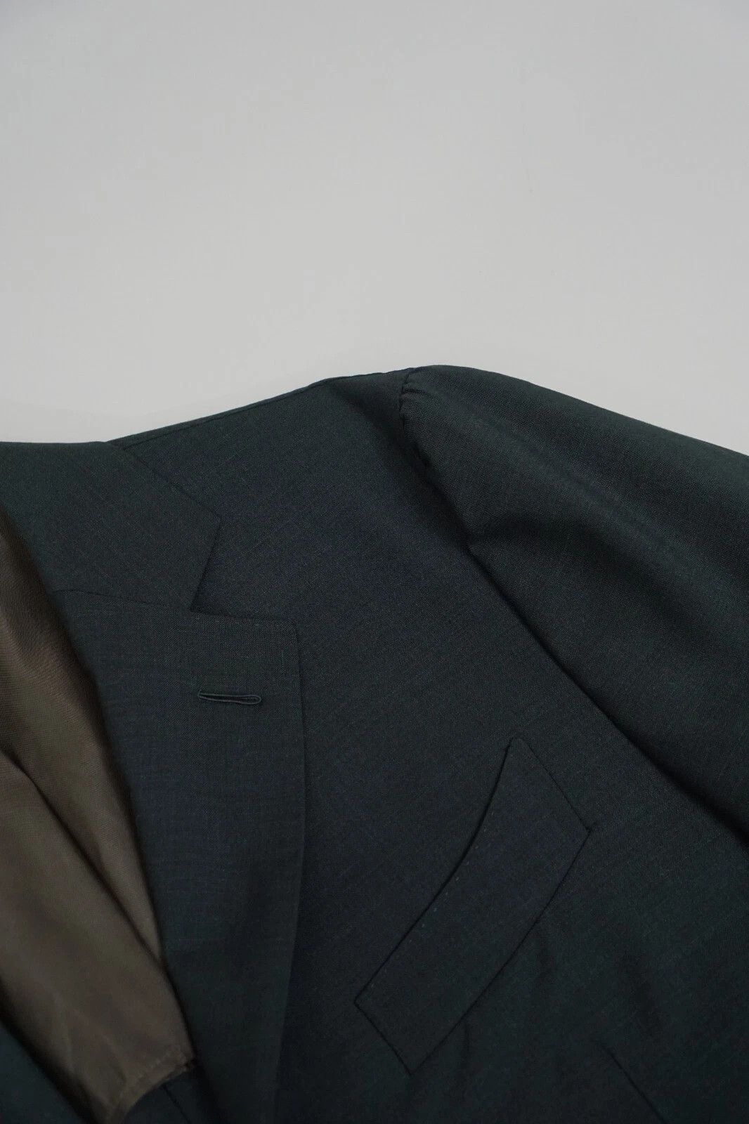 Suitsupply Men Suitsupply Blazer La Spalla Green Wool Reda Size UK/US34 Size 34R - 4 Thumbnail