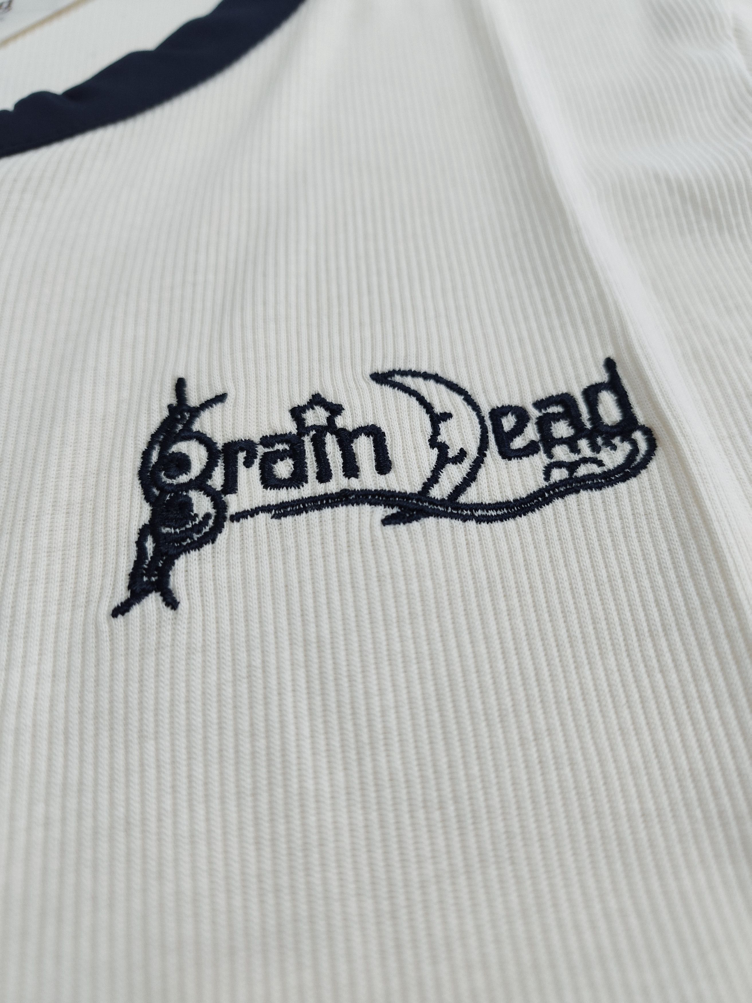 Brain Dead Brain dead "Ribbed Henley" Size XL / US 12-14 / IT 48-50 - 2 Thumbnail
