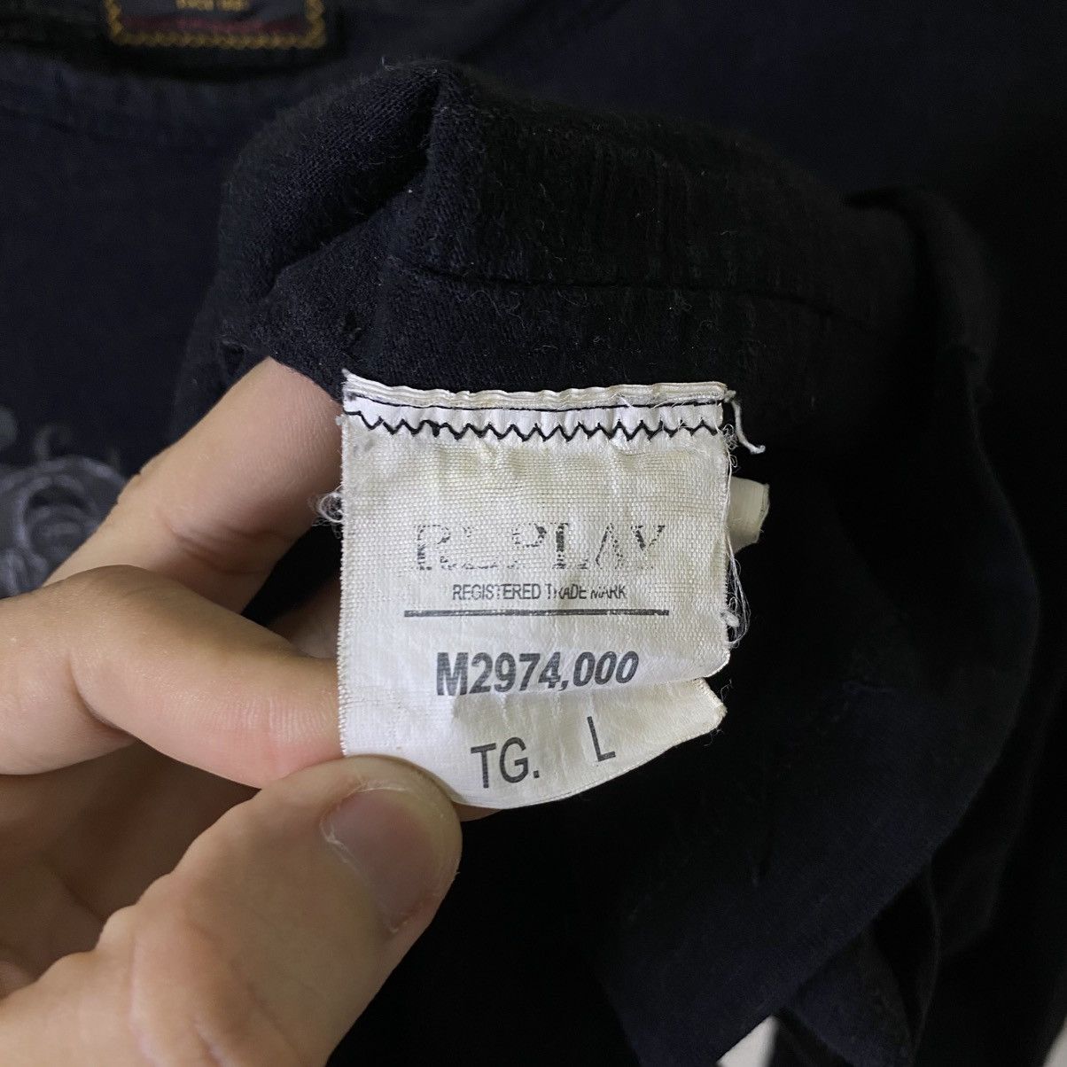 Replay Y2K Replay Affliction Design LS T Shirt Size US L / EU 52-54 / 3 - 5 Thumbnail