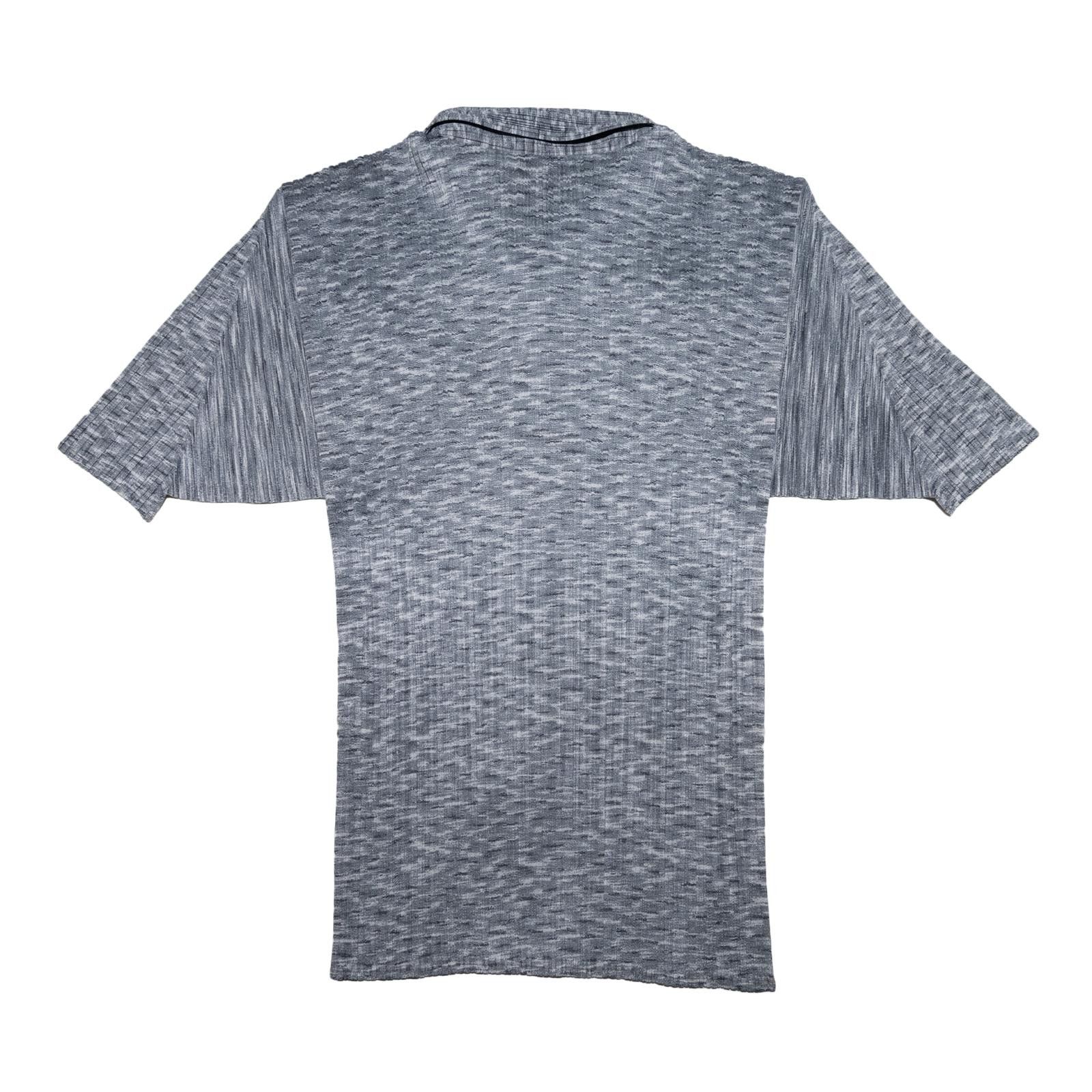 Issey Miyake × Pleats Please Issey Miyake Issey Miyake Pleats Please SS1990 Gray Pleated Polo Size M / US 6-8 / IT 42-44 - 2 Thumbnail