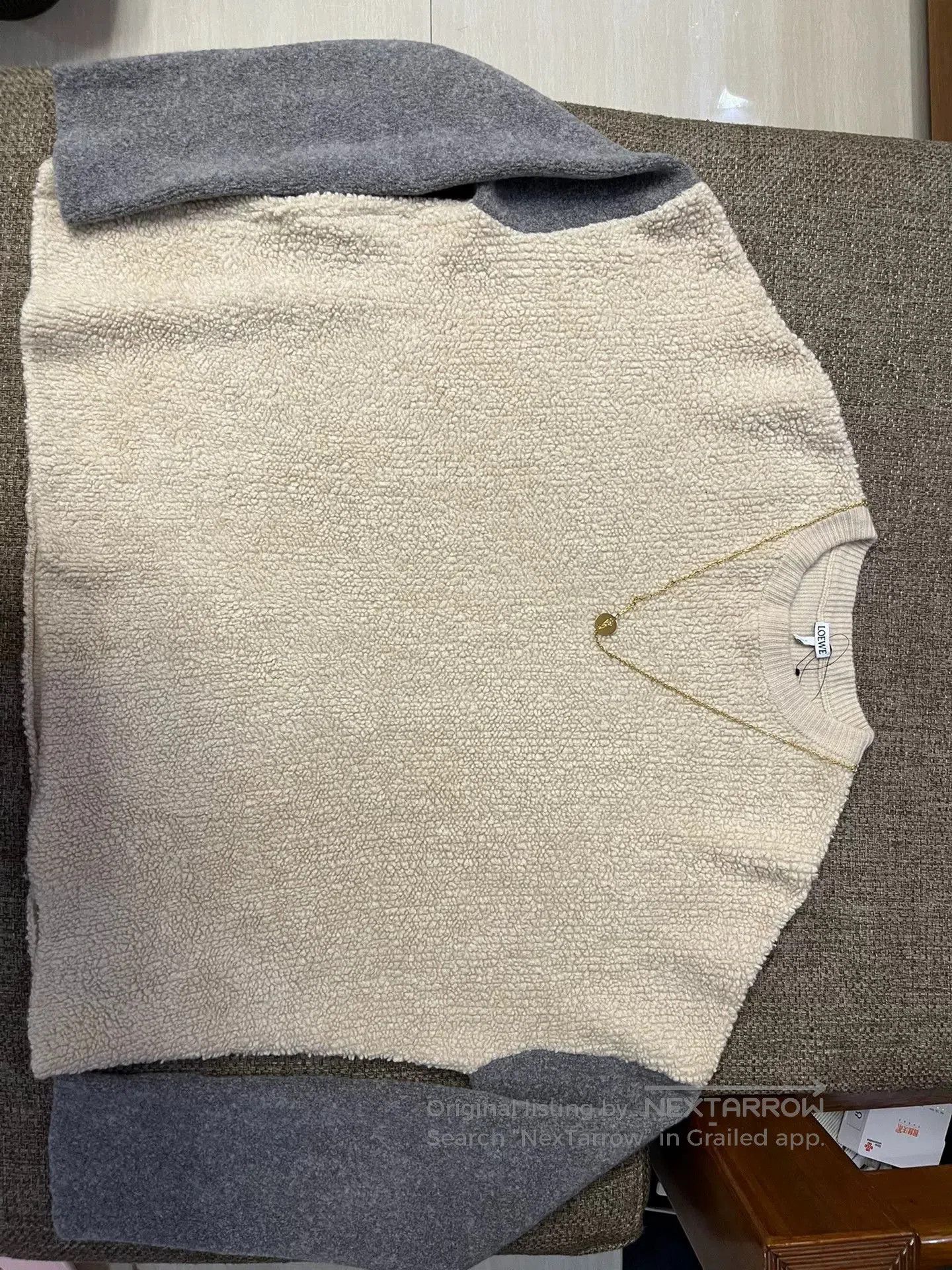 Loewe LOEWE Colorblock Cashmere Blend Sweater. Size US L / EU 52-54 / 3 - 1 Thumbnail