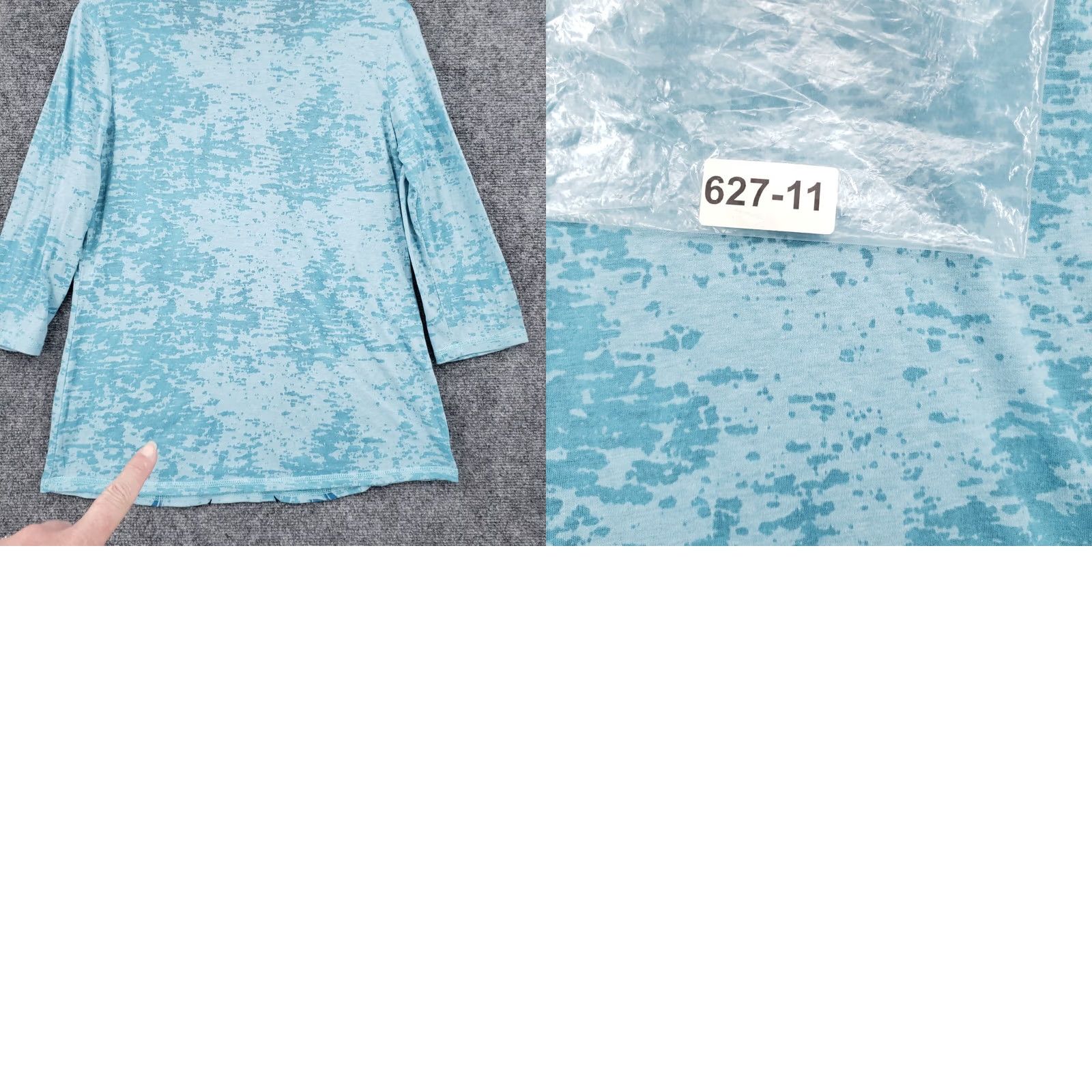 Wrangler Wrangler Rock 47 Shirt Womens Large Blue Graphic Tee Long Sleeve Grunge Y2K Size L / US 10 / IT 46 - 9 Thumbnail