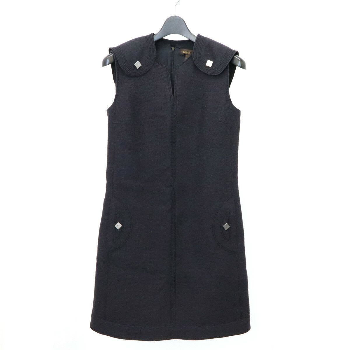 Louis Vuitton Louis Vuitton Louis Vuitton Monogram Collared Dress Wool Mohair Dress Canvas Dresses #38 DUTY FREE for USA Size ONE SIZE - 1 Thumbnail