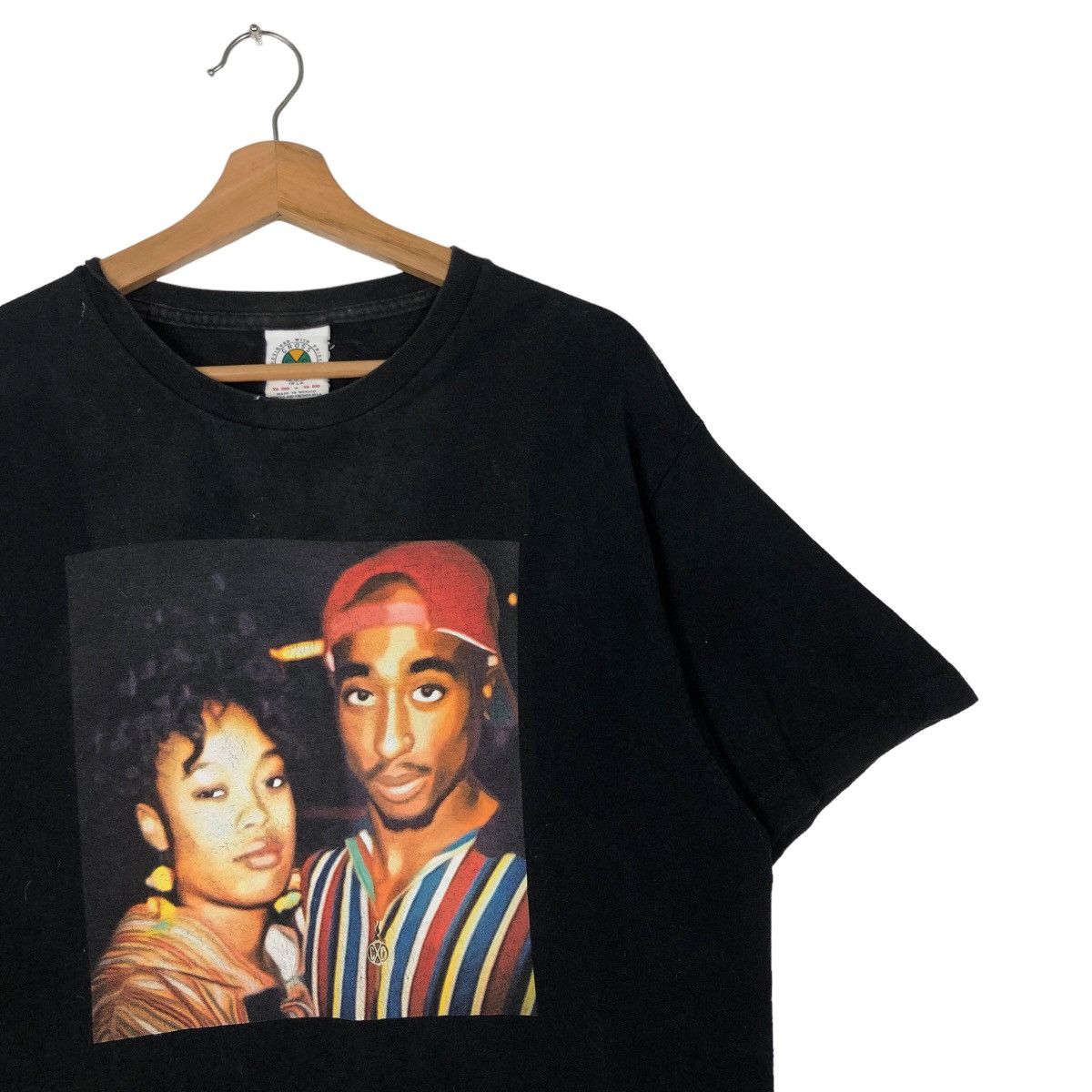 Band Tees 🔥90’s Tupac T-Shirt Short Sleeve Big Logo Over Print Size US L / EU 52-54 / 3 - 5 Thumbnail