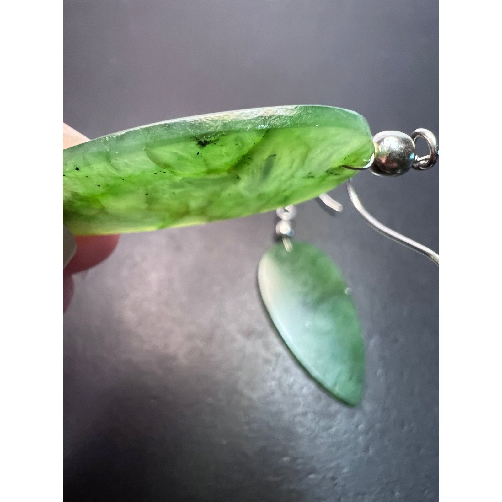 Other Nephrite Jade earrings Size ONE SIZE - 6 Thumbnail