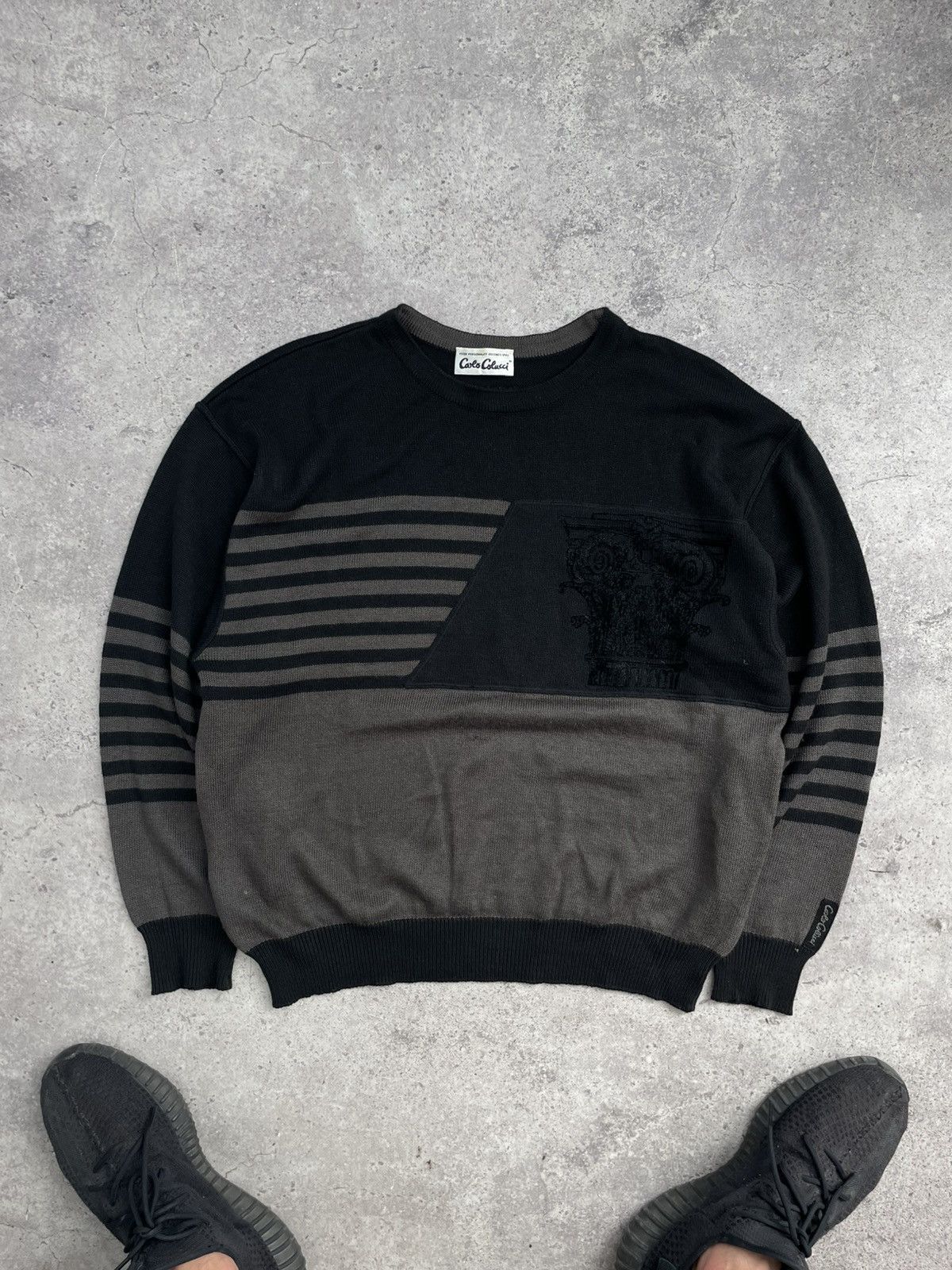 Carlo Colucci Vintage Carlo Colucci Sweater Knit Retro 90s Size US M / EU 48-50 / 2 - 1 Thumbnail