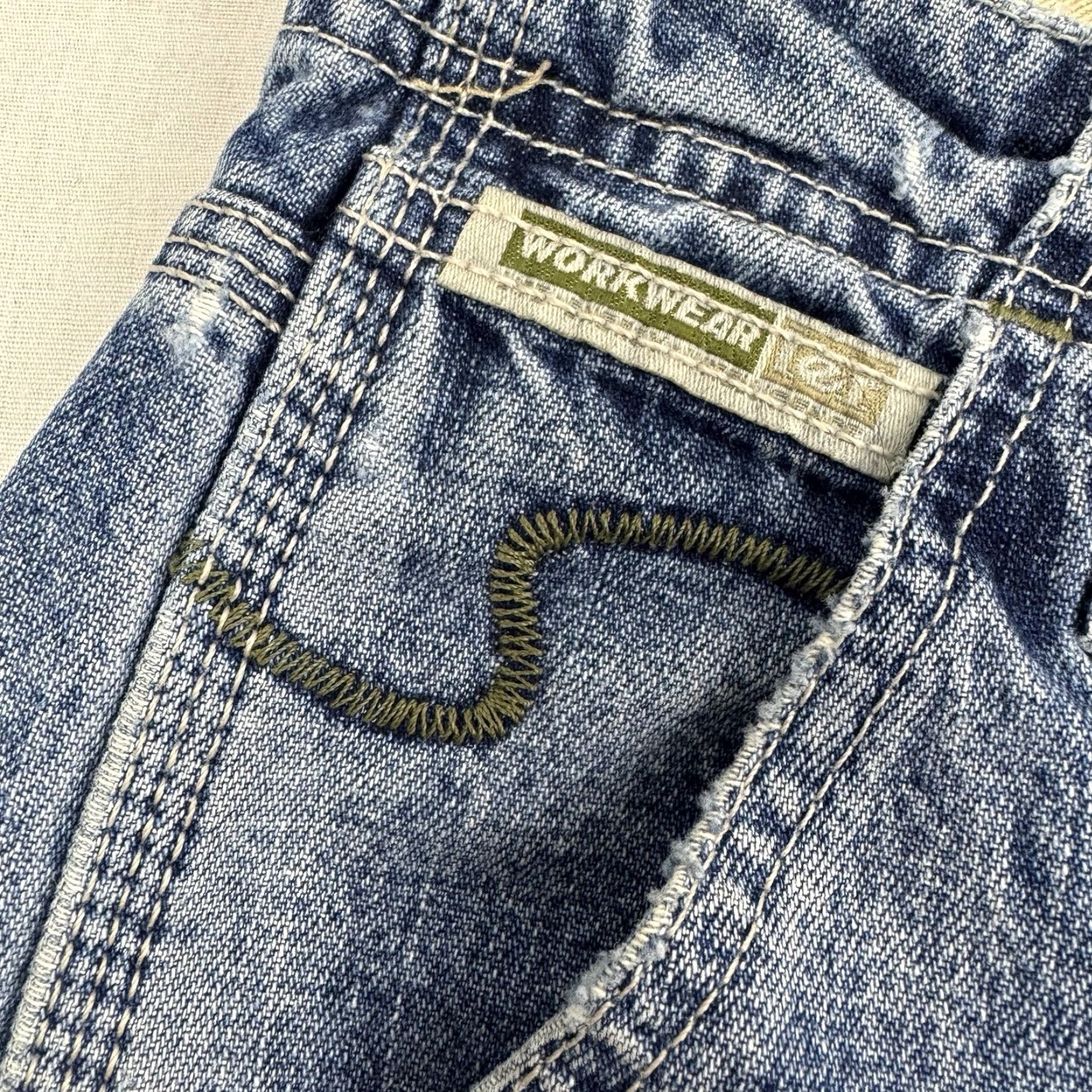 Vintage VINTAGE LEI Womens Jeans Bootcut 7 Blue Flare Hipster 90s Y2K Size 28" / US 6 / IT 42 - 4 Thumbnail