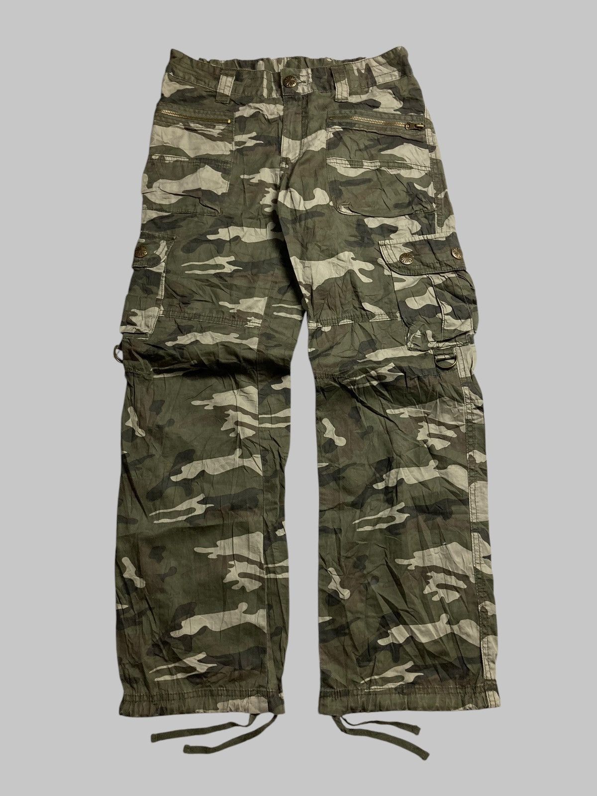 Hysteric Glamour × Japanese Brand × semanticdesign JAPANESE BRAND Unknown Camouflage Cargo Pants Good Design Size US 28 / EU 44 - 1 Thumbnail