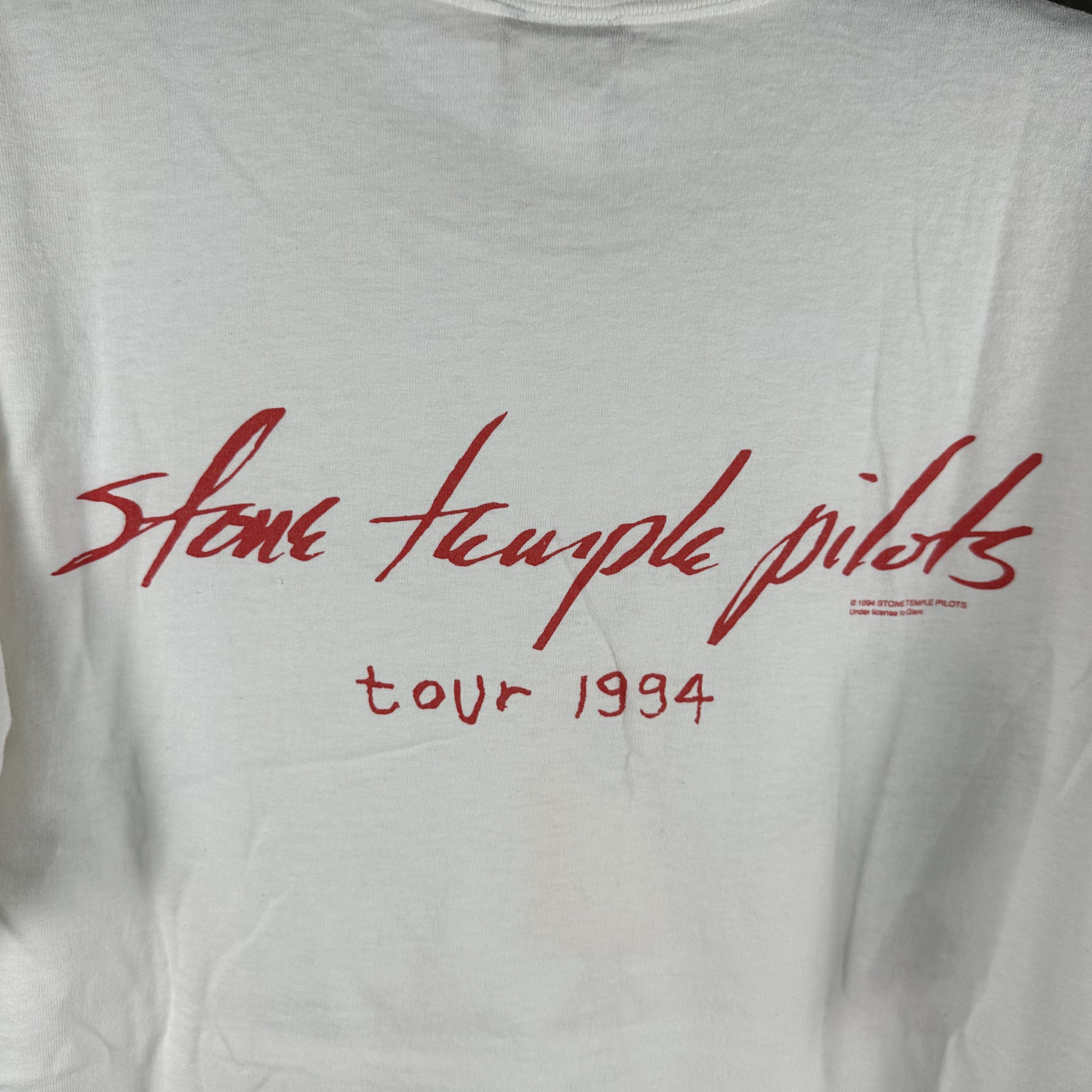 Vintage 1994 Stone Temple Pilots Things Are Getting Funny Band Tee Size US XL / EU 56 / 4 - 4 Thumbnail