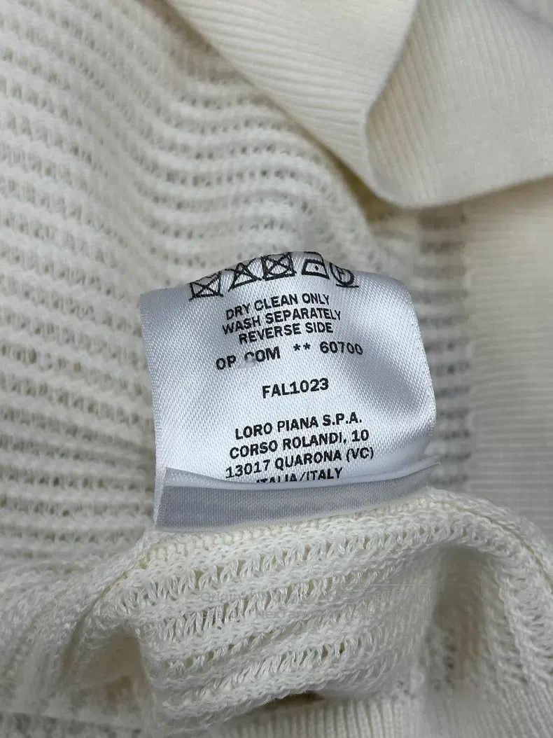 Loro Piana Loro Piana Knitted Short Sleeve Top Size XS / US 0-2 / IT 36-38 - 5 Thumbnail