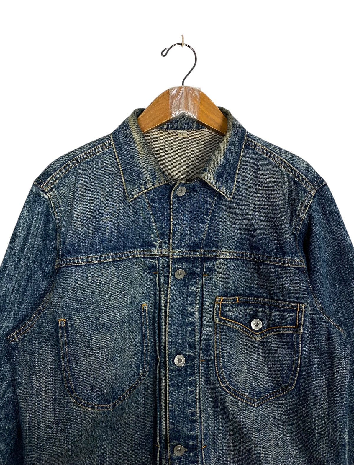 Uniqlo Rare‼️ Uniqlo Trucker Denim Jacket Size US S / EU 44-46 / 1 - 4 Thumbnail