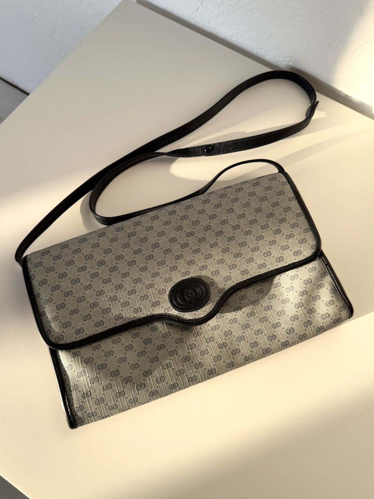 Gucci ★ GUCCI MICRO GG MONOGRAM CANVAS BAG SUPREME 90S Size ONE SIZE - 3 Thumbnail