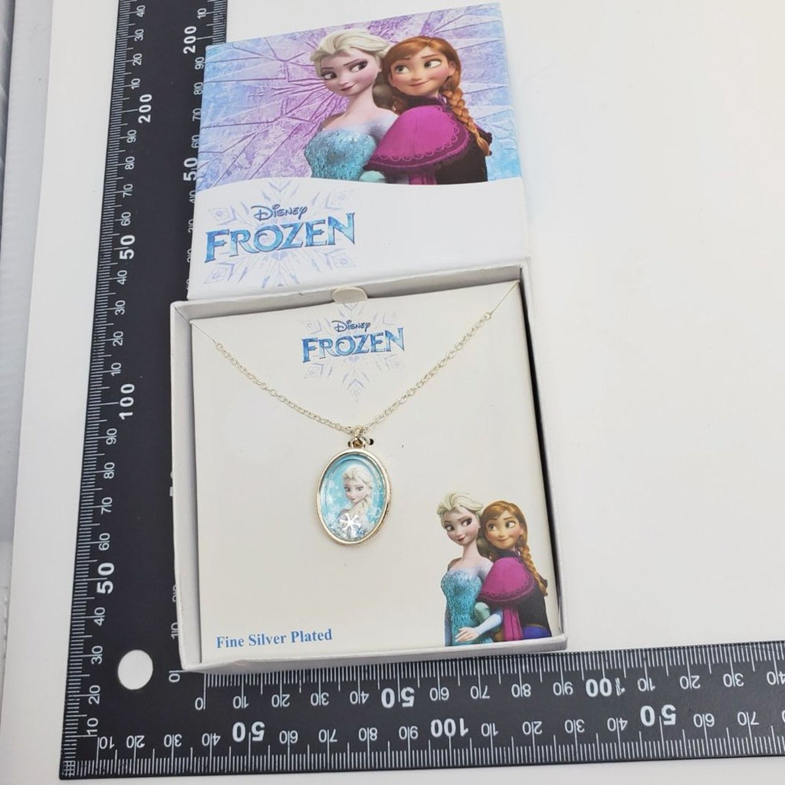 Disney Disney Frozen Elsa Shaker Necklace Silver Blue Snowflake Size ONE SIZE - 11 Thumbnail