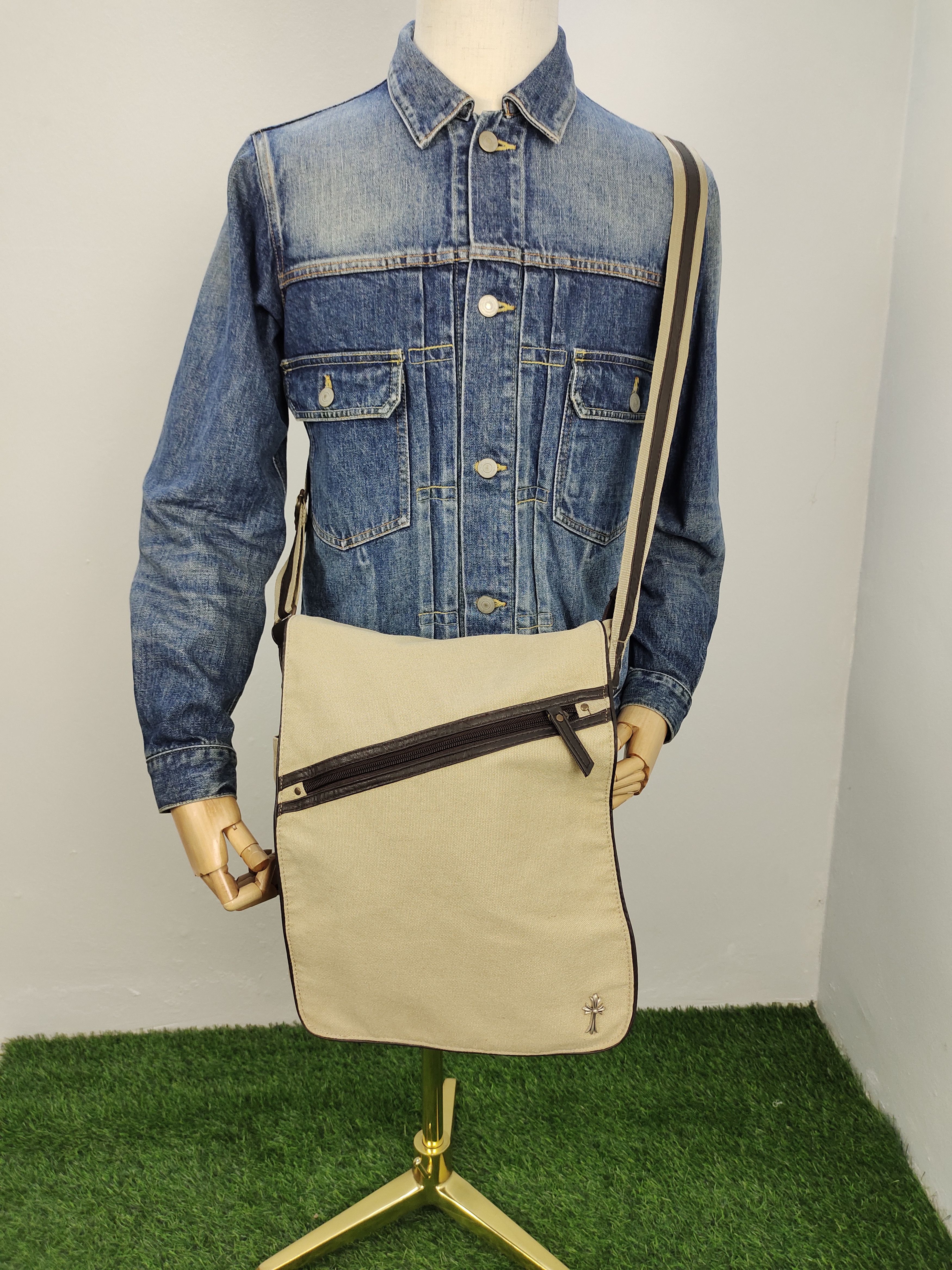 Hysteric Glamour Vintage Fabric Connection Japan Cross Pendant Sling Bag Size ONE SIZE - 3 Thumbnail