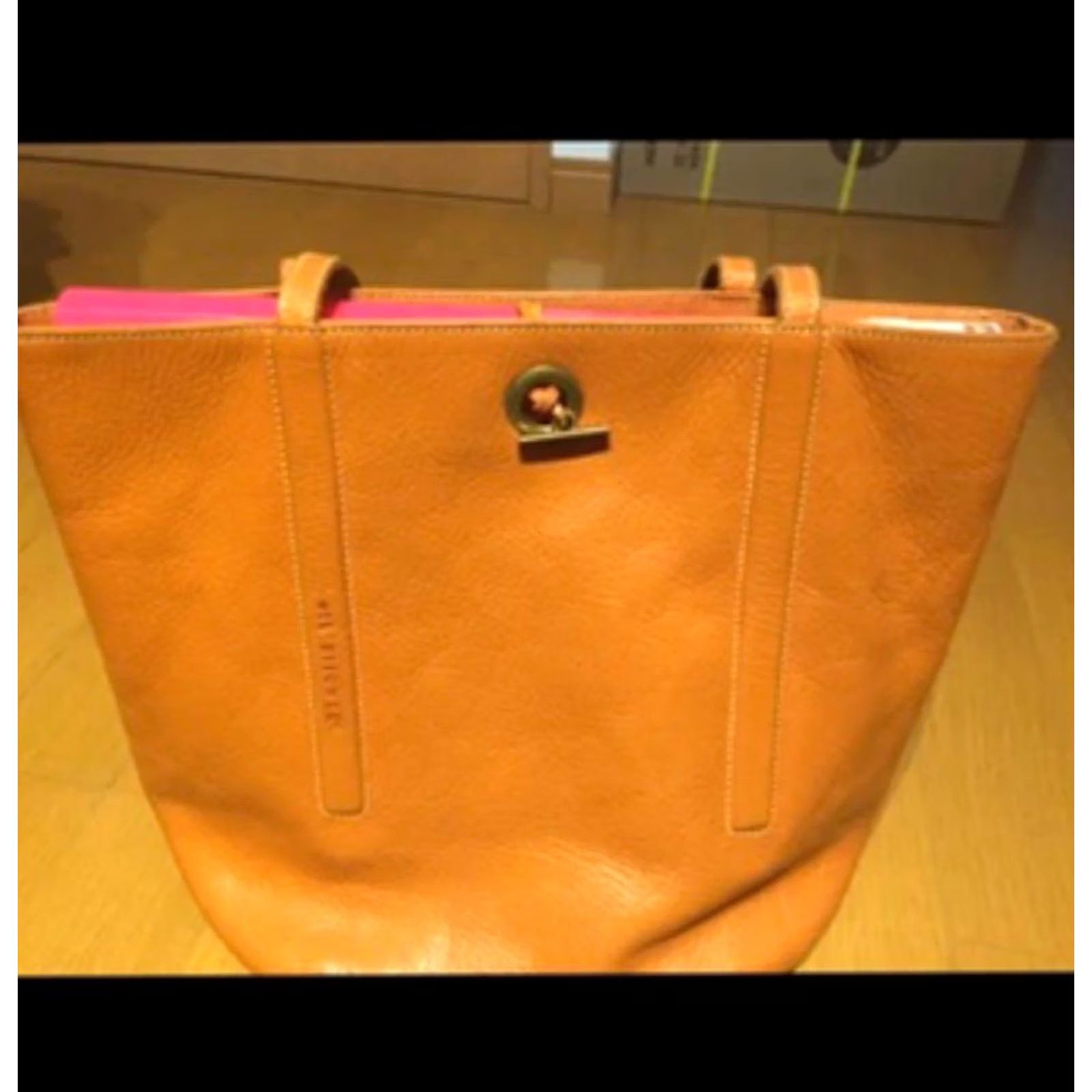 Vintage Il Bisonte Tote Bag Brown F121 Size ONE SIZE - 4 Thumbnail