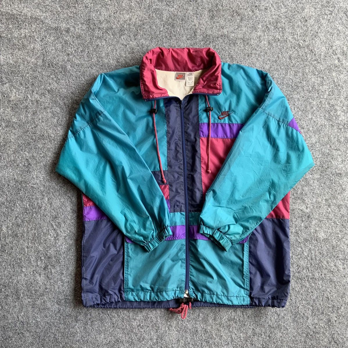 Nike × Vintage Vintage Nike Colourblock 3 Tone Big Logo Size US XXL / EU 58 / 5 - 1 Thumbnail