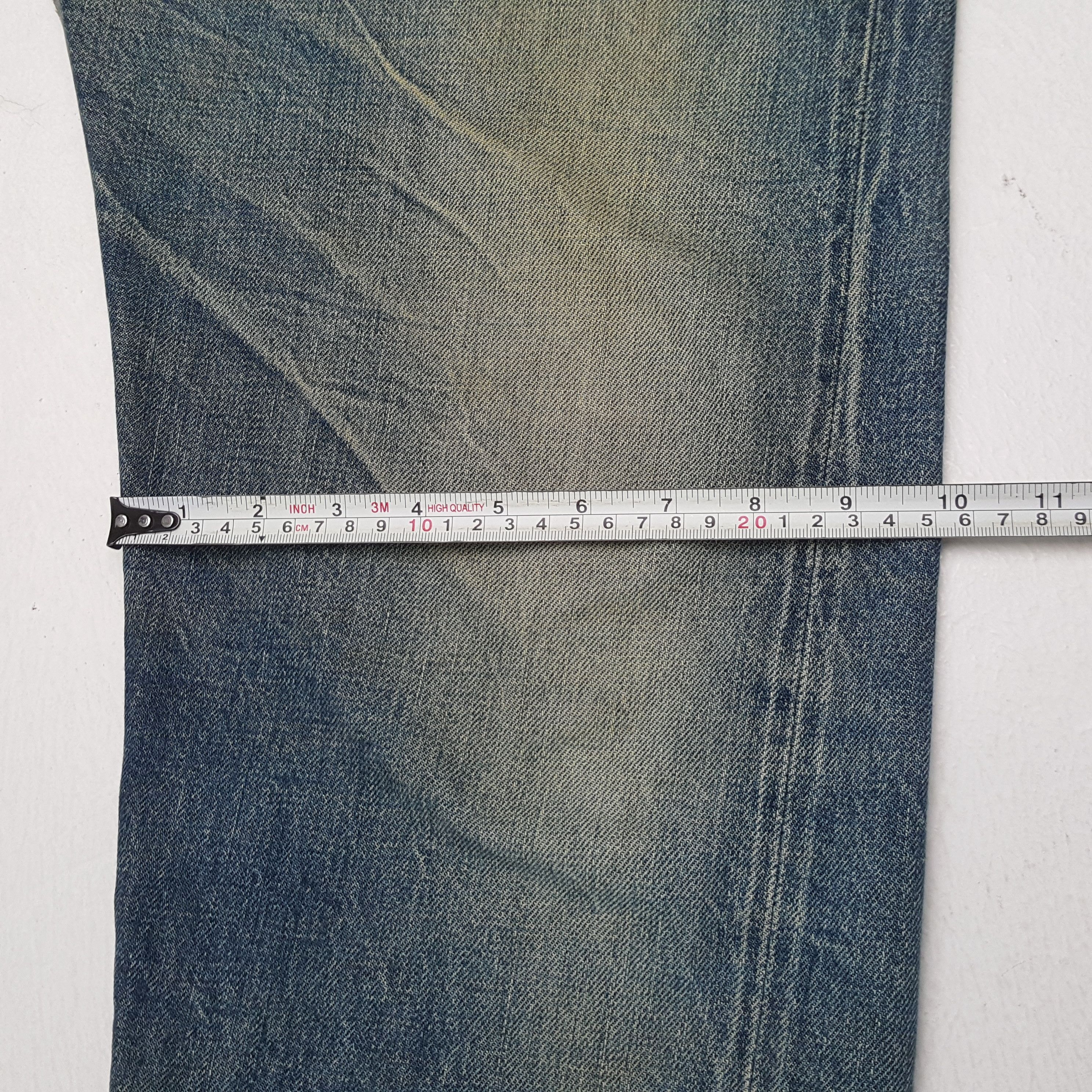 Evisu × Japanese Brand × Vintage Vintage EVISU Japanese Brand Daicock Custom Distressed Jeans Size US 31 - 10 Thumbnail