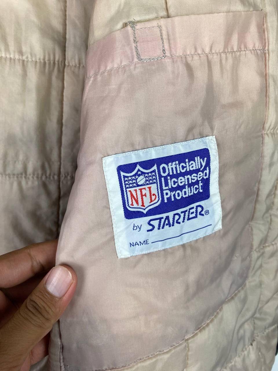 Starter vintage 90s NFL oakland raiders by starter jacket embroided Size US XL / EU 56 / 4 - 14 Thumbnail