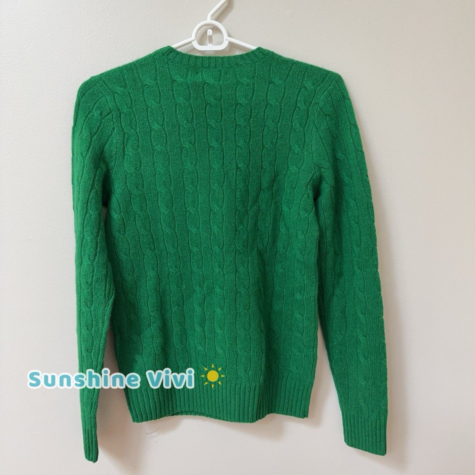 Polo Ralph Lauren NWT Ralph Lauren Polo Women Wool Cashmere Sweater S Green Size S / US 4 / IT 40 - 6 Thumbnail