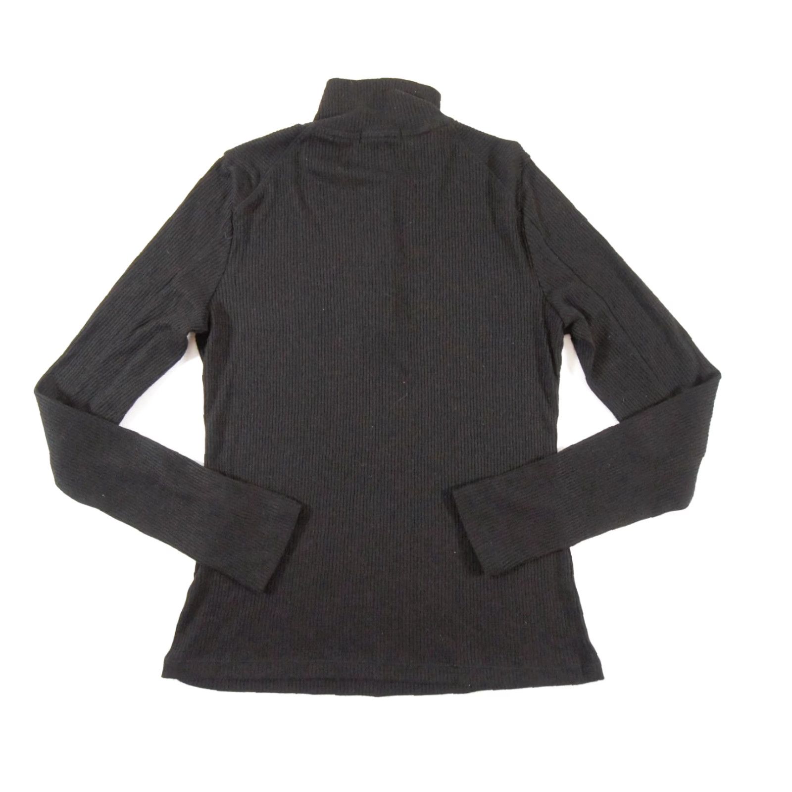 Rag & Bone rag & bone Rag & Bone Sweater Womens Medium Black Half Zip Pullover Ribbed Knit Ladies Size M / US 6-8 / IT 42-44 - 4 Thumbnail