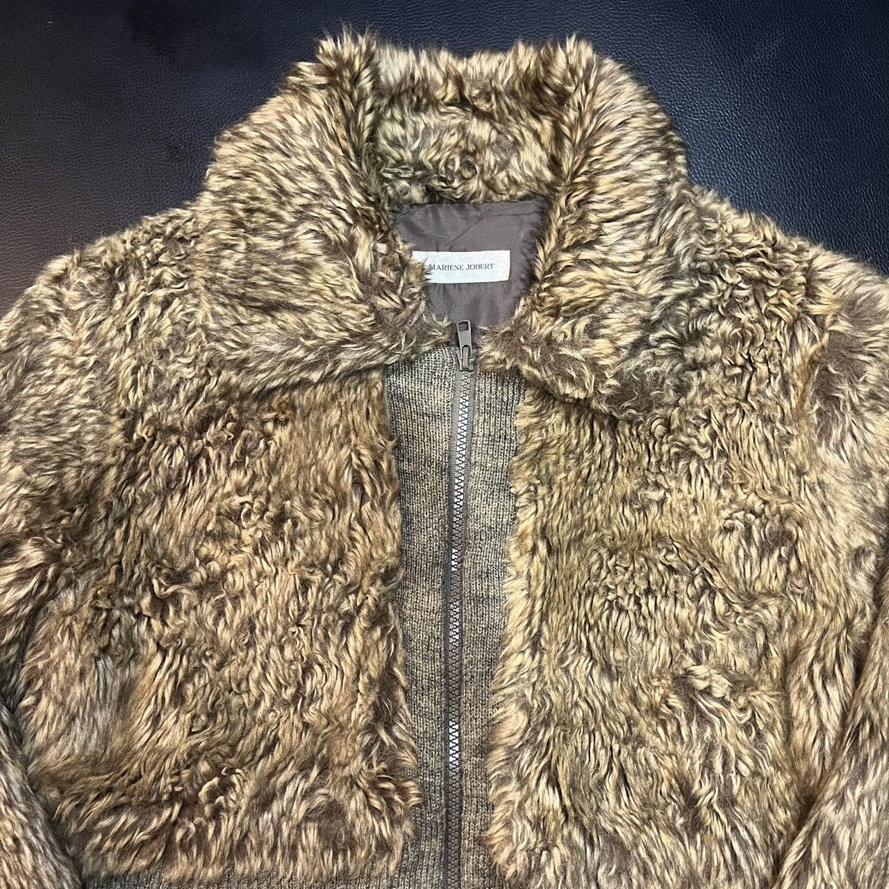 If Six Was Nine MARIENE JOBERT Faux Fur Jacket If6was9 LGB Yohji CDG Style Size XS / US 0-2 / IT 36-38 - 4 Thumbnail