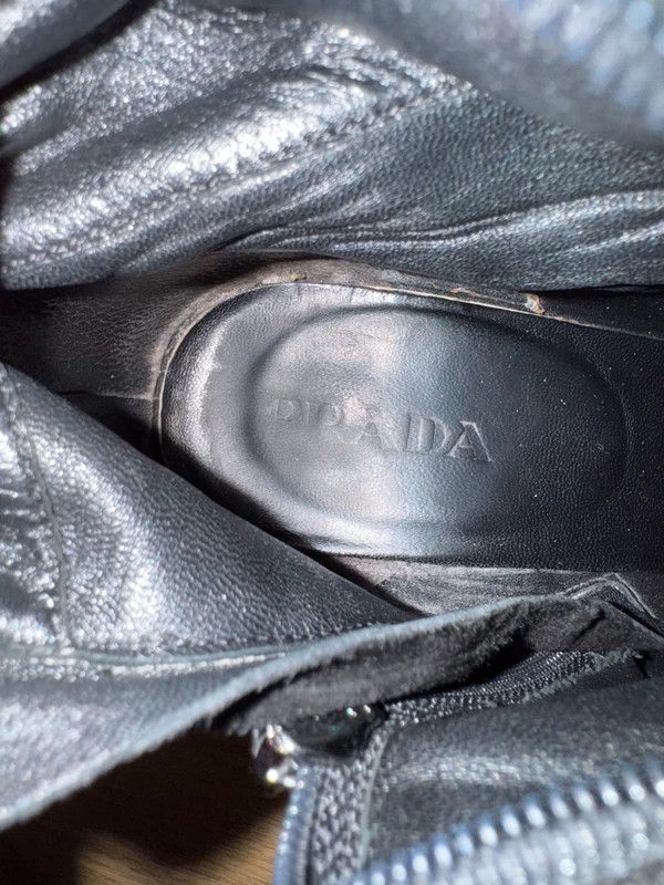 Prada Prada Milano Suede High Boots Heels Black size 38,5 Size US 7.5 / IT 37.5 - 12 Thumbnail