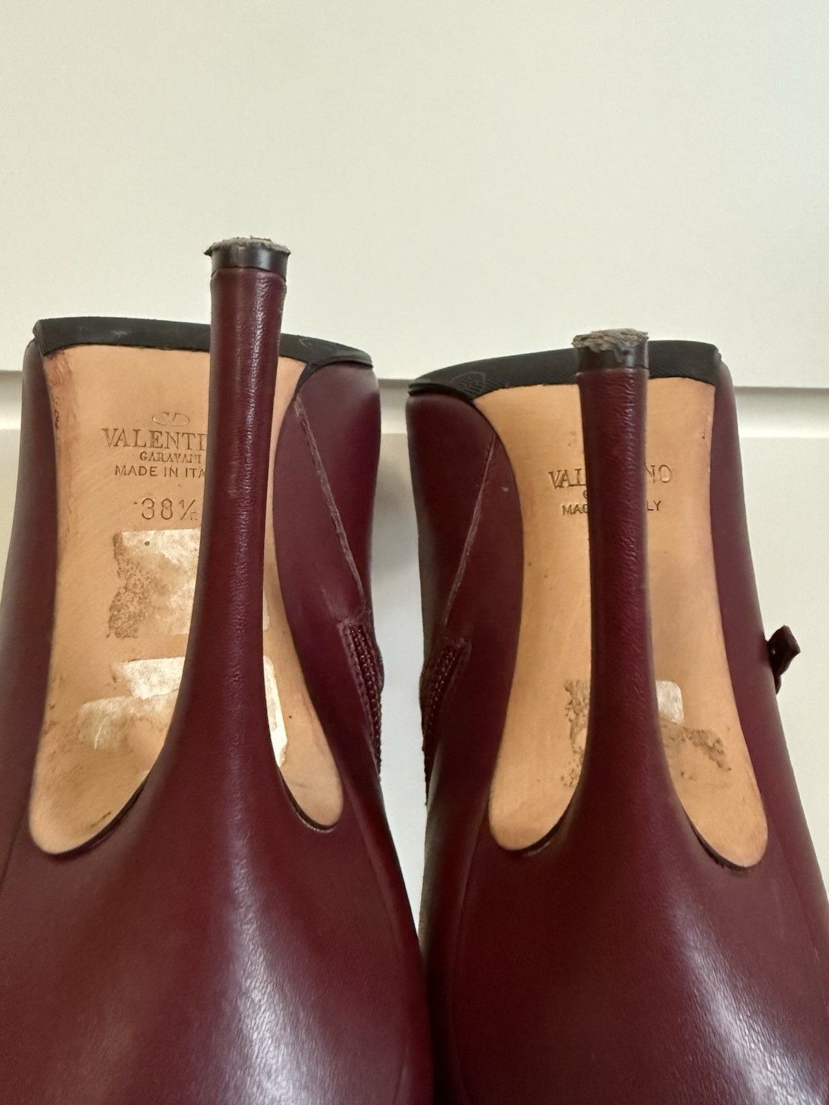 Valentino Valentino Garavani Leather Heel Buckle Strap wrap Boots Size US 8.5 / IT 38.5 - 9 Thumbnail