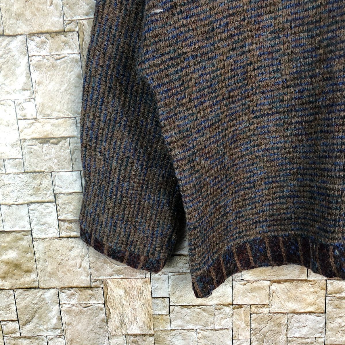 Homespun Knitwear × Japanese Brand × Vintage FDN Brown rainbow vintage Knitwear #A859 Size S / US 4 / IT 40 - 7 Thumbnail