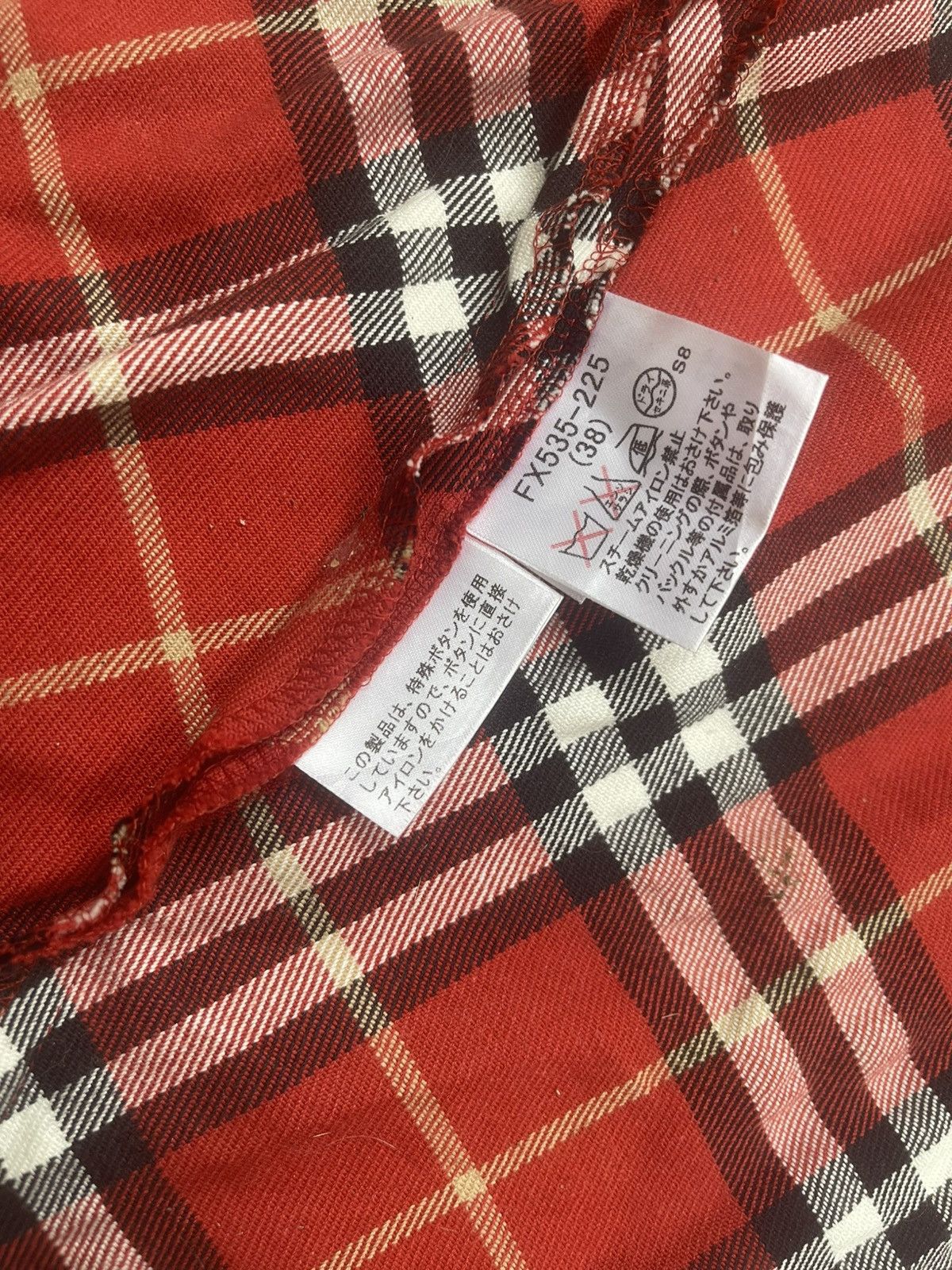 Burberry BURBERRY LONDON Skirt Nova Check Red Size 38 Size 38" / US 16 / IT 52 - 3 Thumbnail