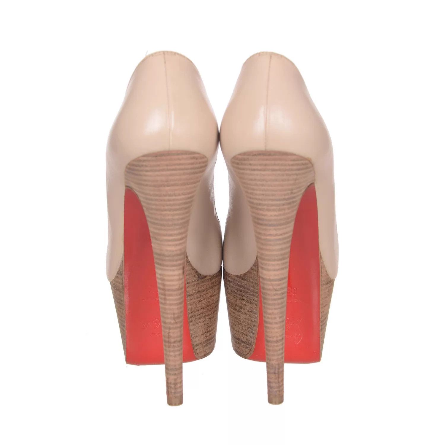 Christian Louboutin CL Authentic Platform Heels 35.5 Size US 5 / IT 35 - 4 Thumbnail